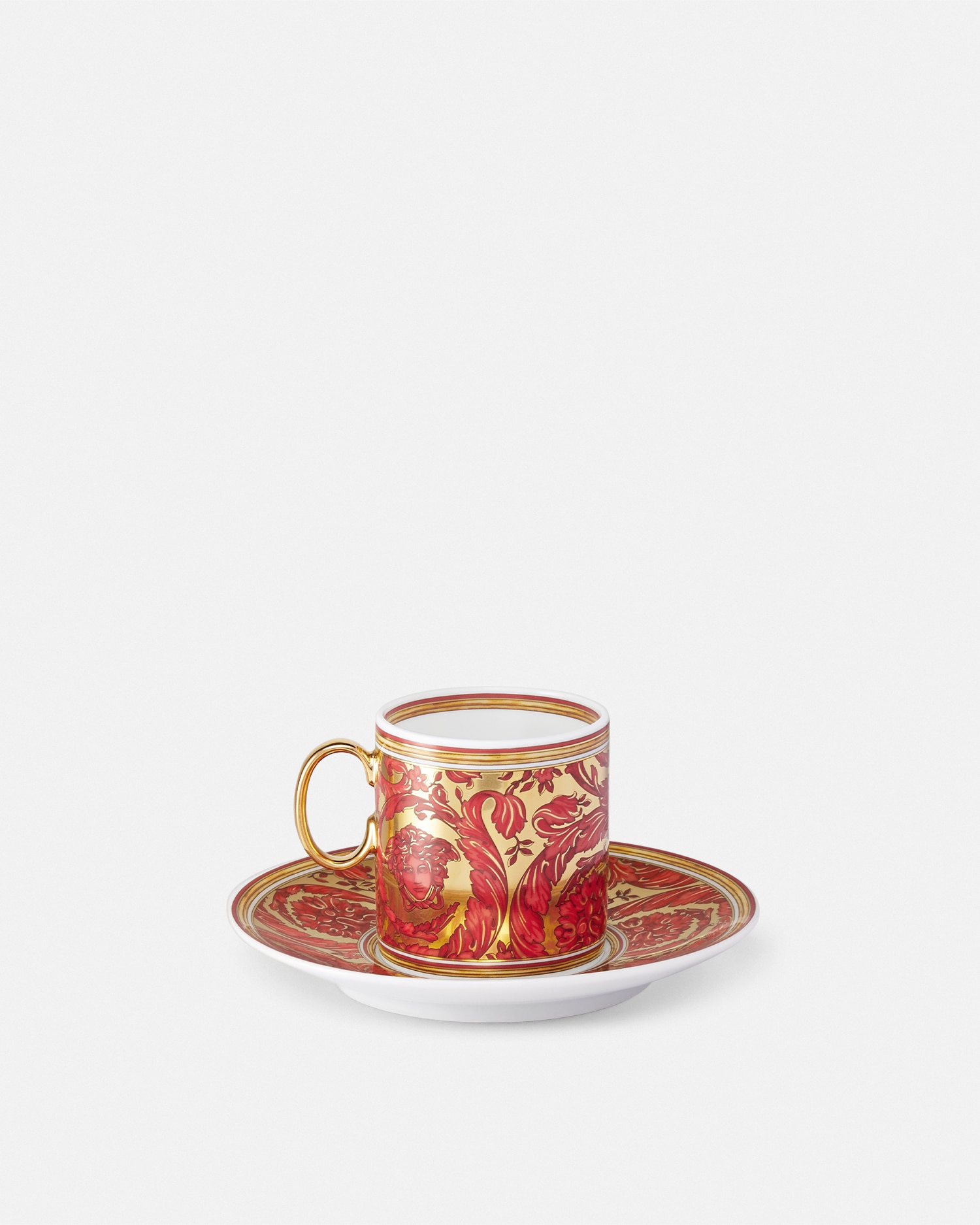 Versace Medusa Garland Coffee Set In Print