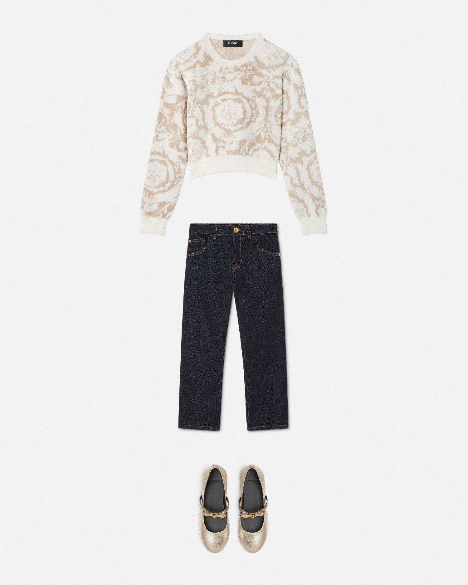 Barocco Jacquard Chenille Kids Sweater