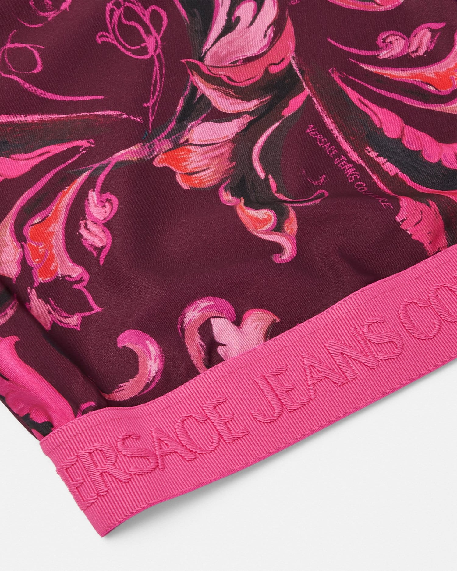 Porcelain Barocco Crop Top