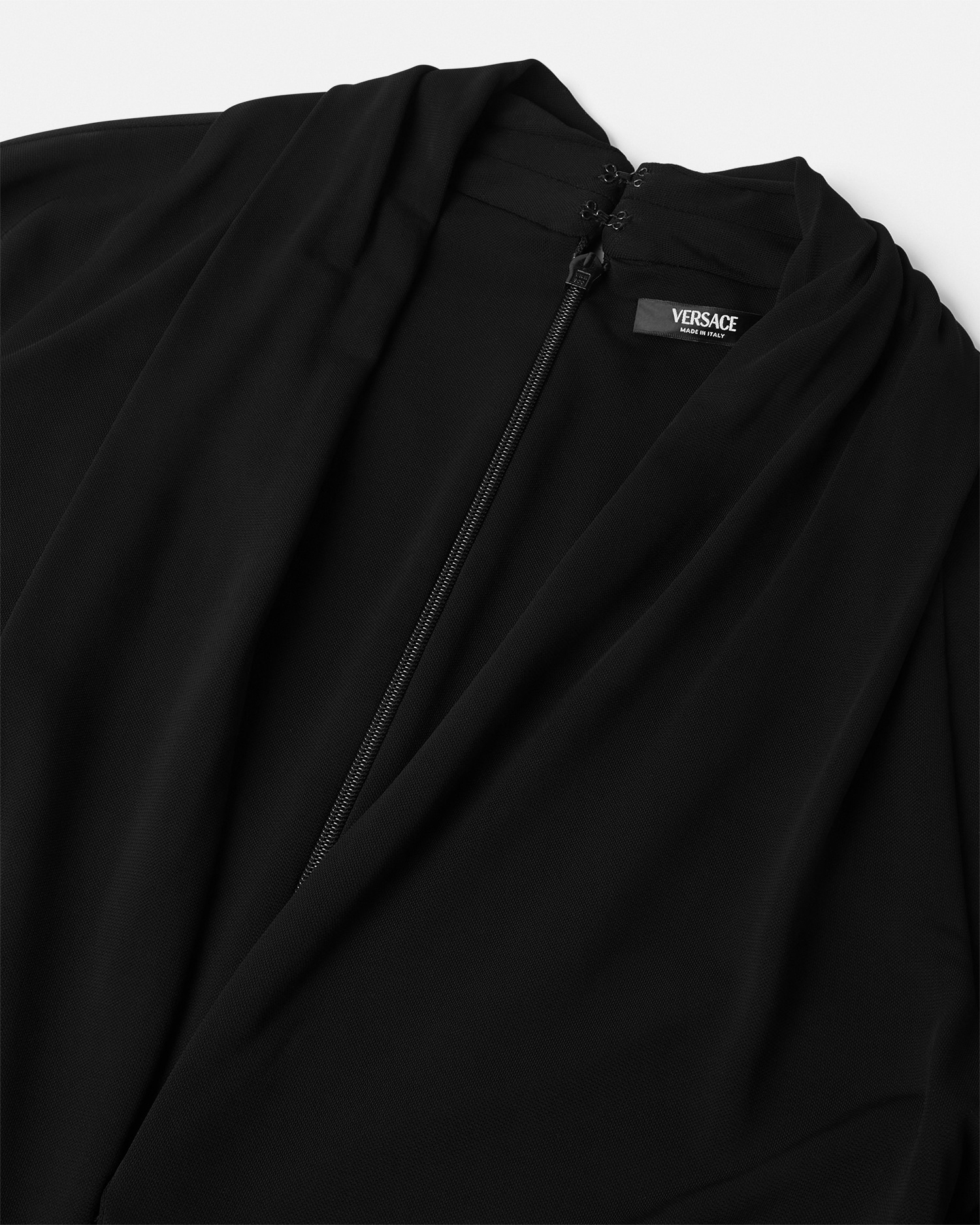 Safety Pin Draped Fitted Bodysuit