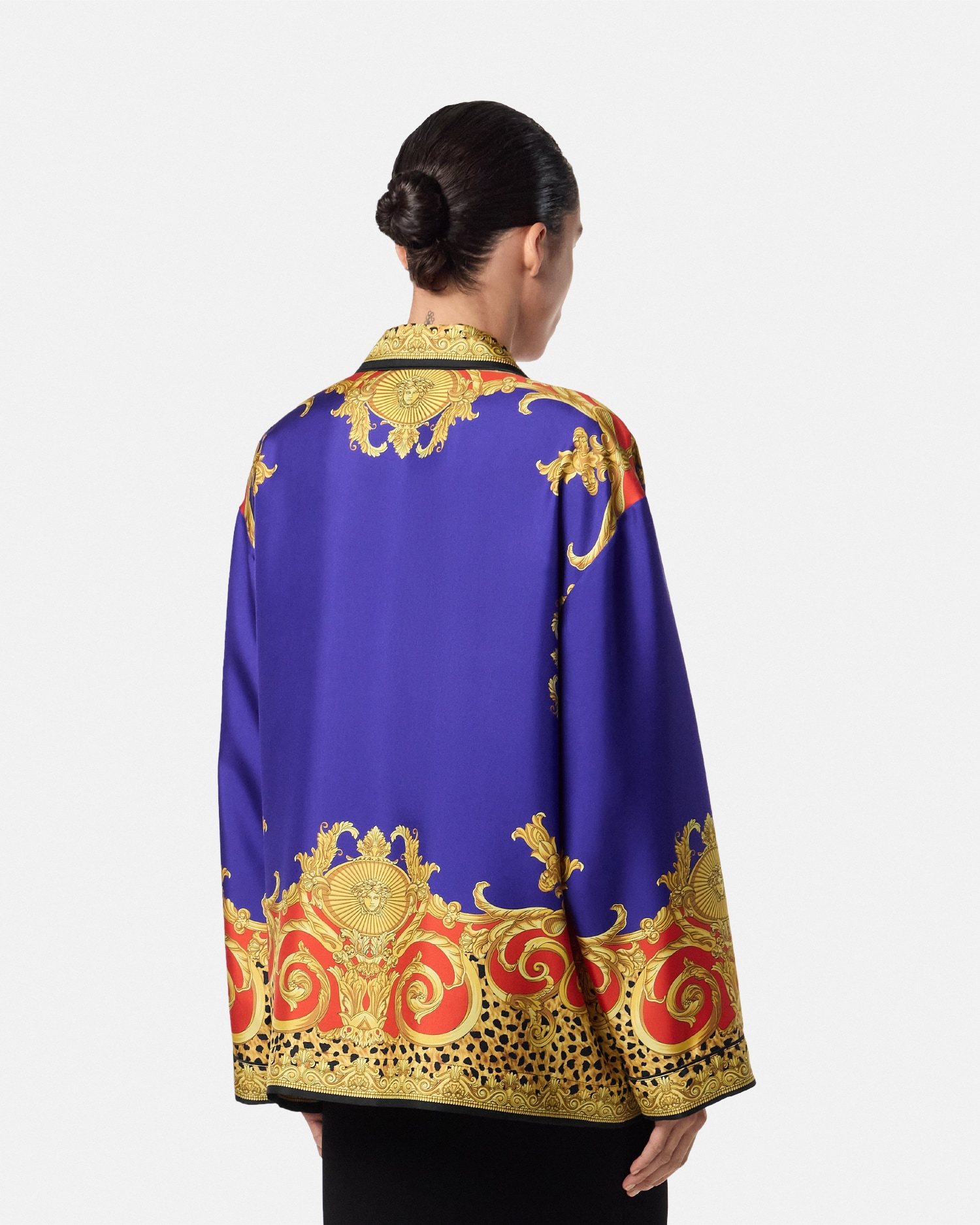 Cheetah Barocco Silk Shirt