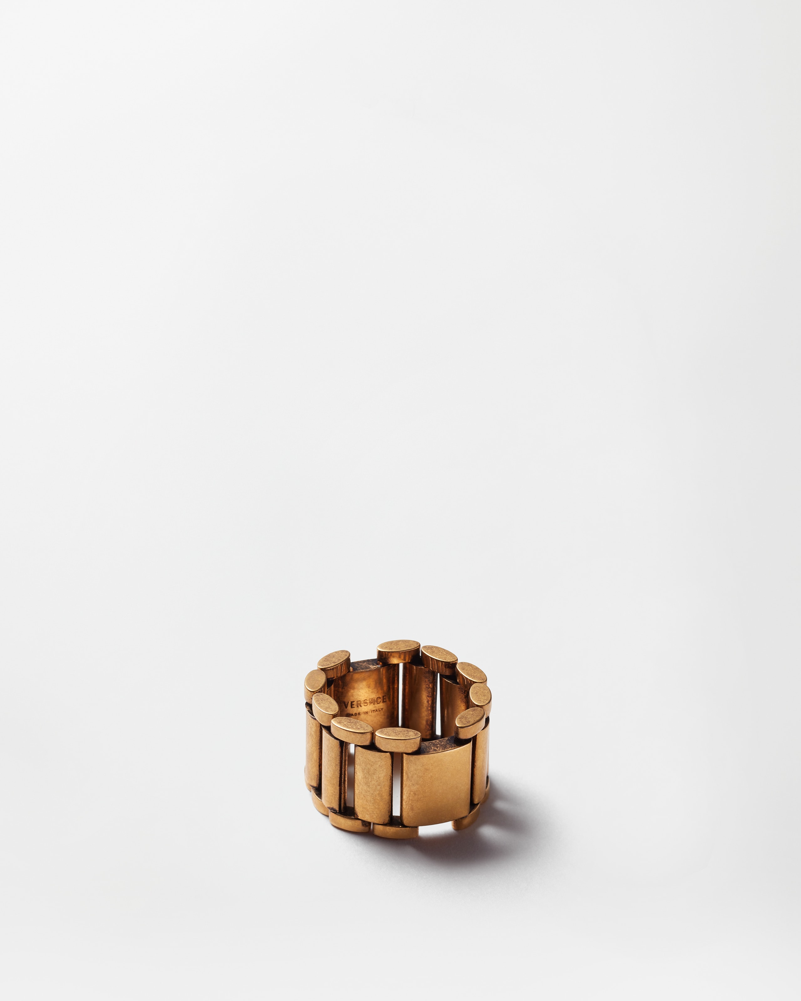 versaceリング　17号 Link Ring Gold | VERSACE US