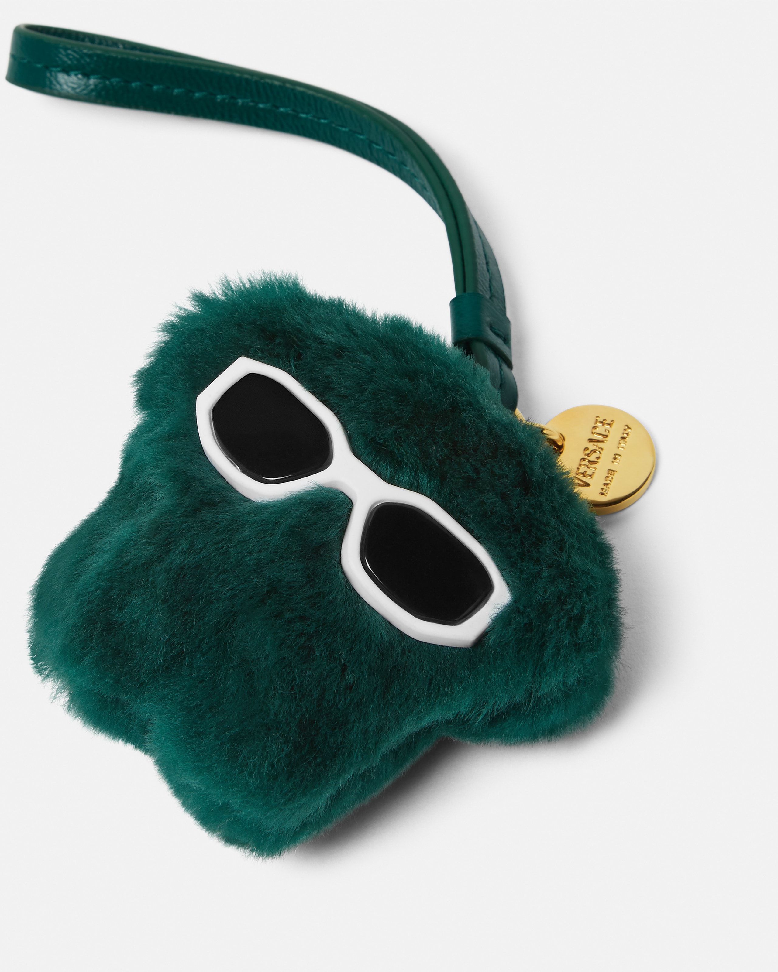 Versace Medusa Fluffy Charm In Green