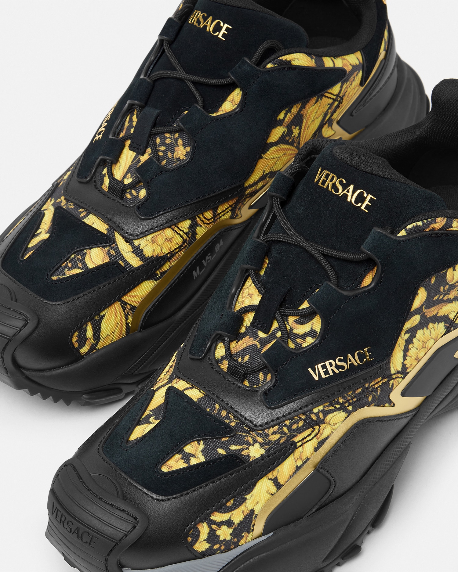 Versace Mercury M_VS_04 Printed Leather Sneakers