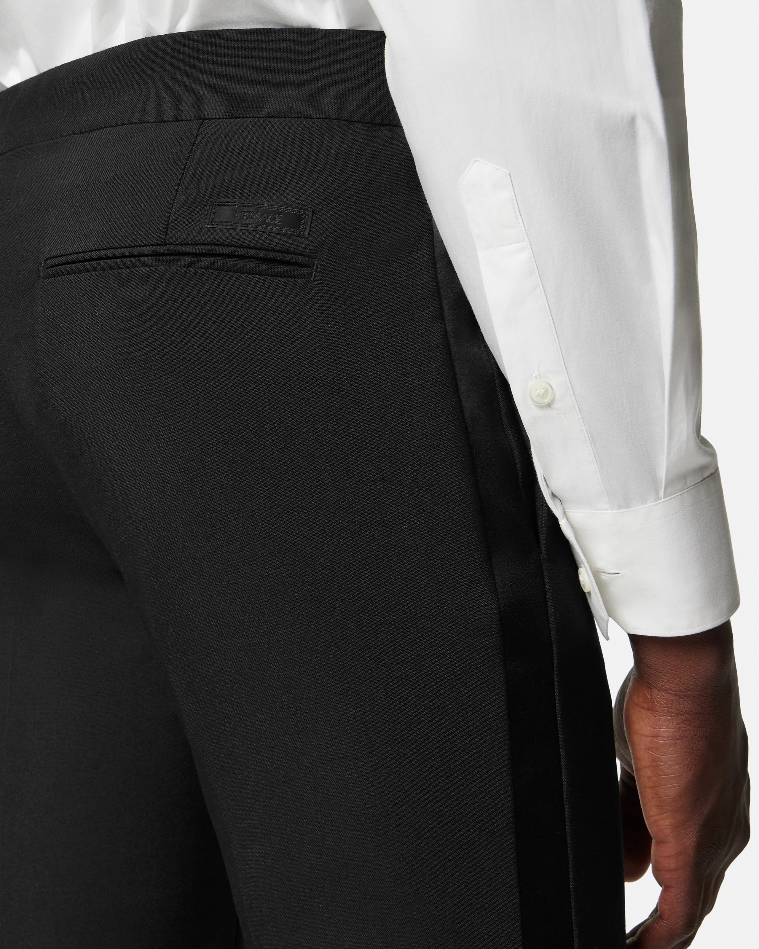 Mohair-Blend Formal Pants