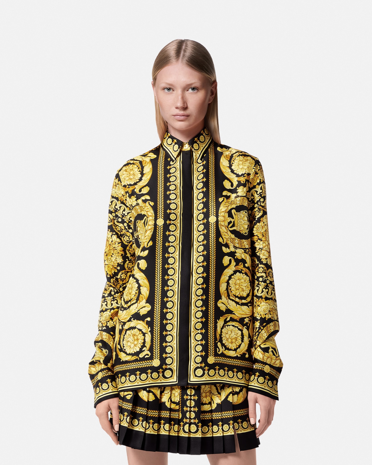 versace silk dress shirt Versace 'Barocco' Shirt
