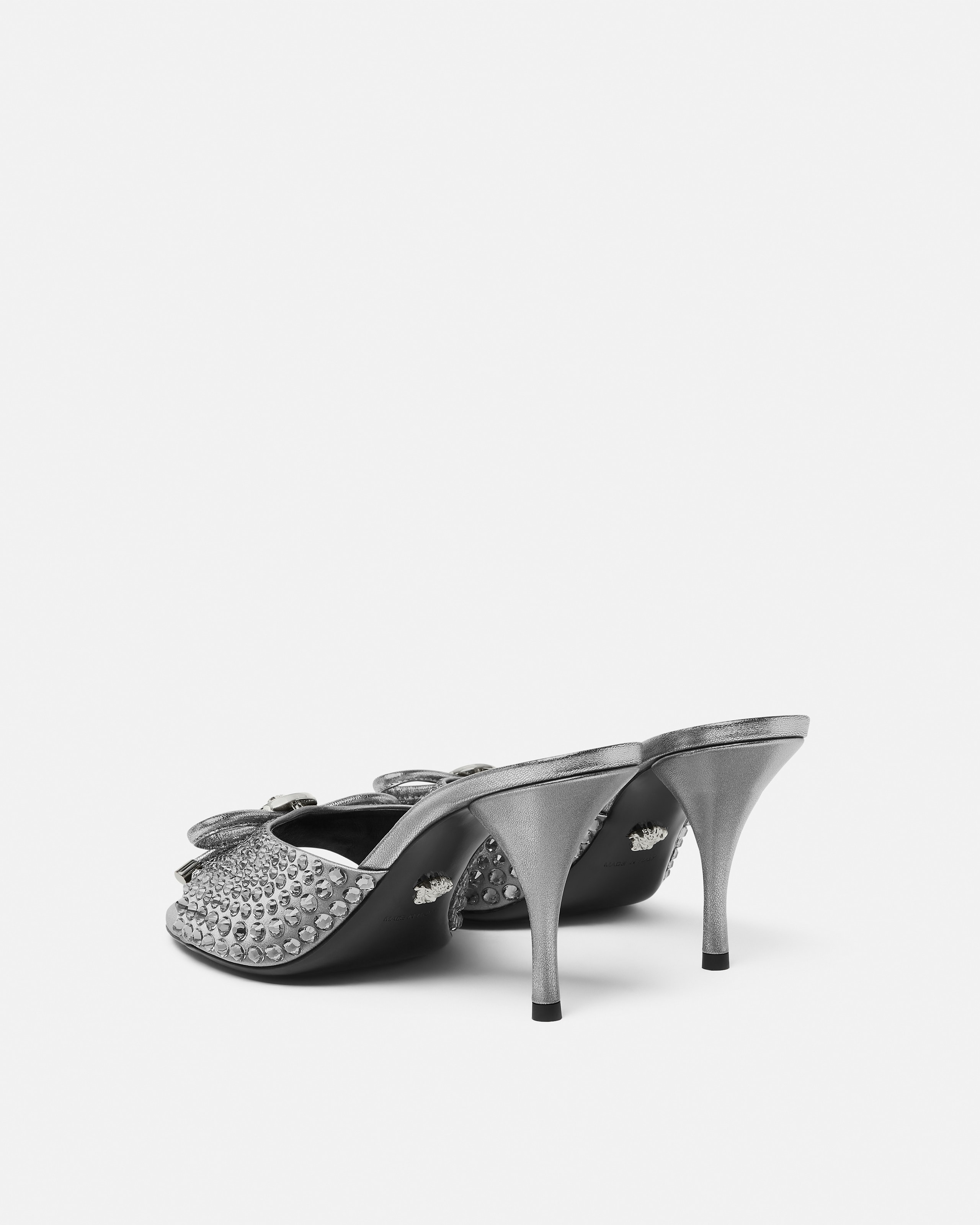 Opera Bow Embellished Mules 85 mm