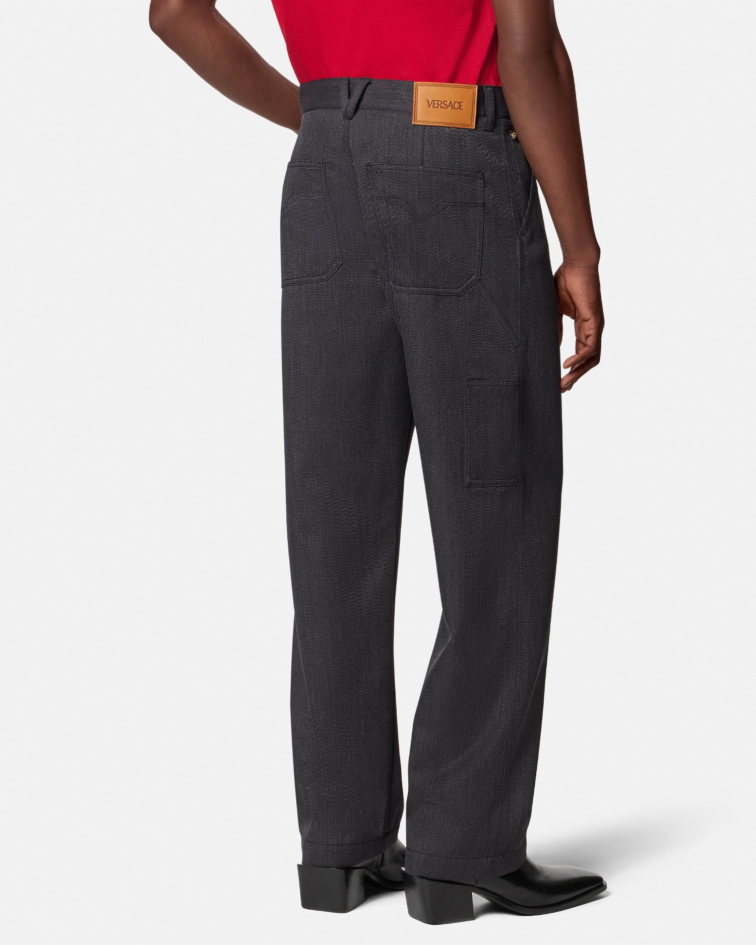 Mouliné Wool Carpenter Pants