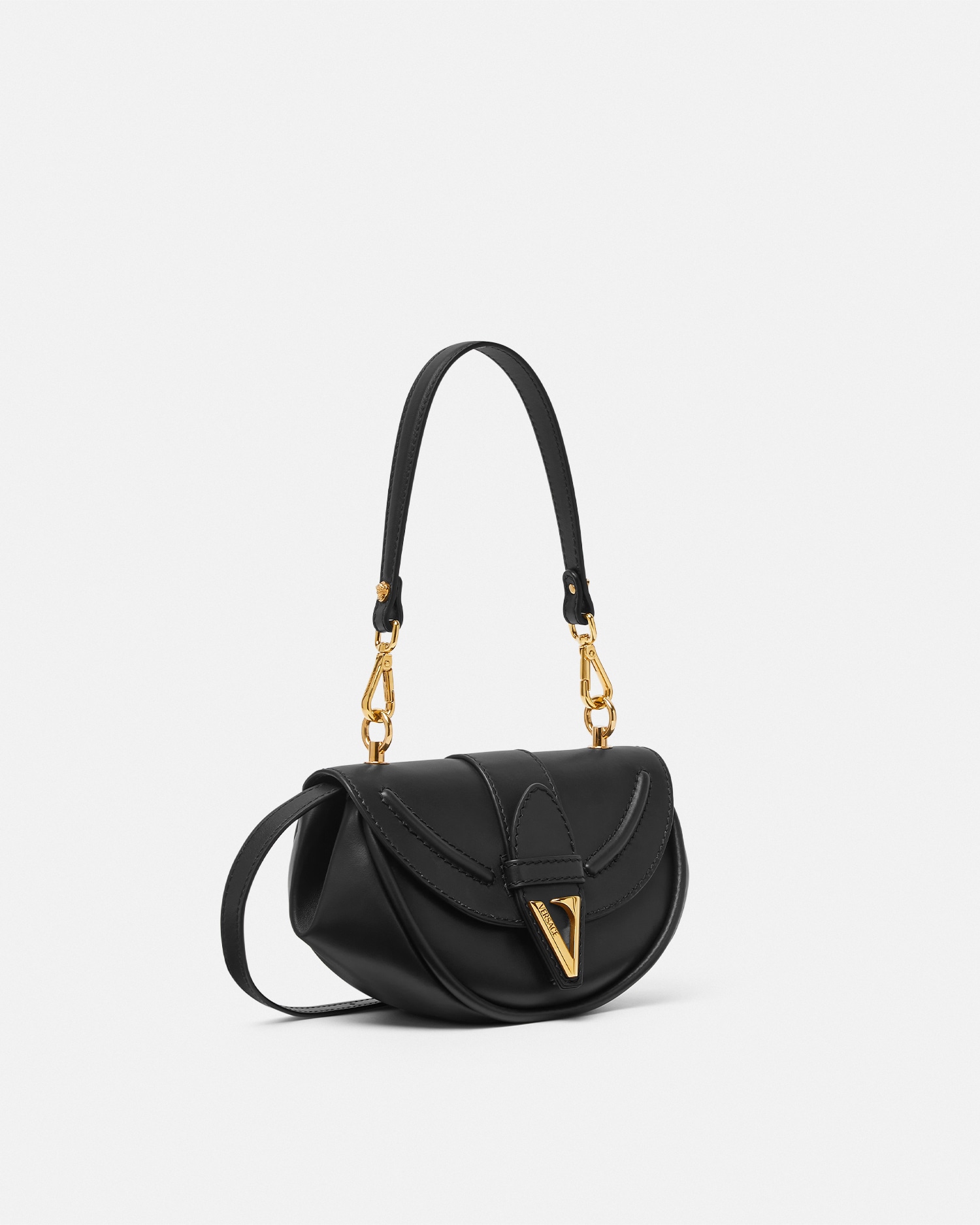 Virtus Small Leather Shoulder Bag