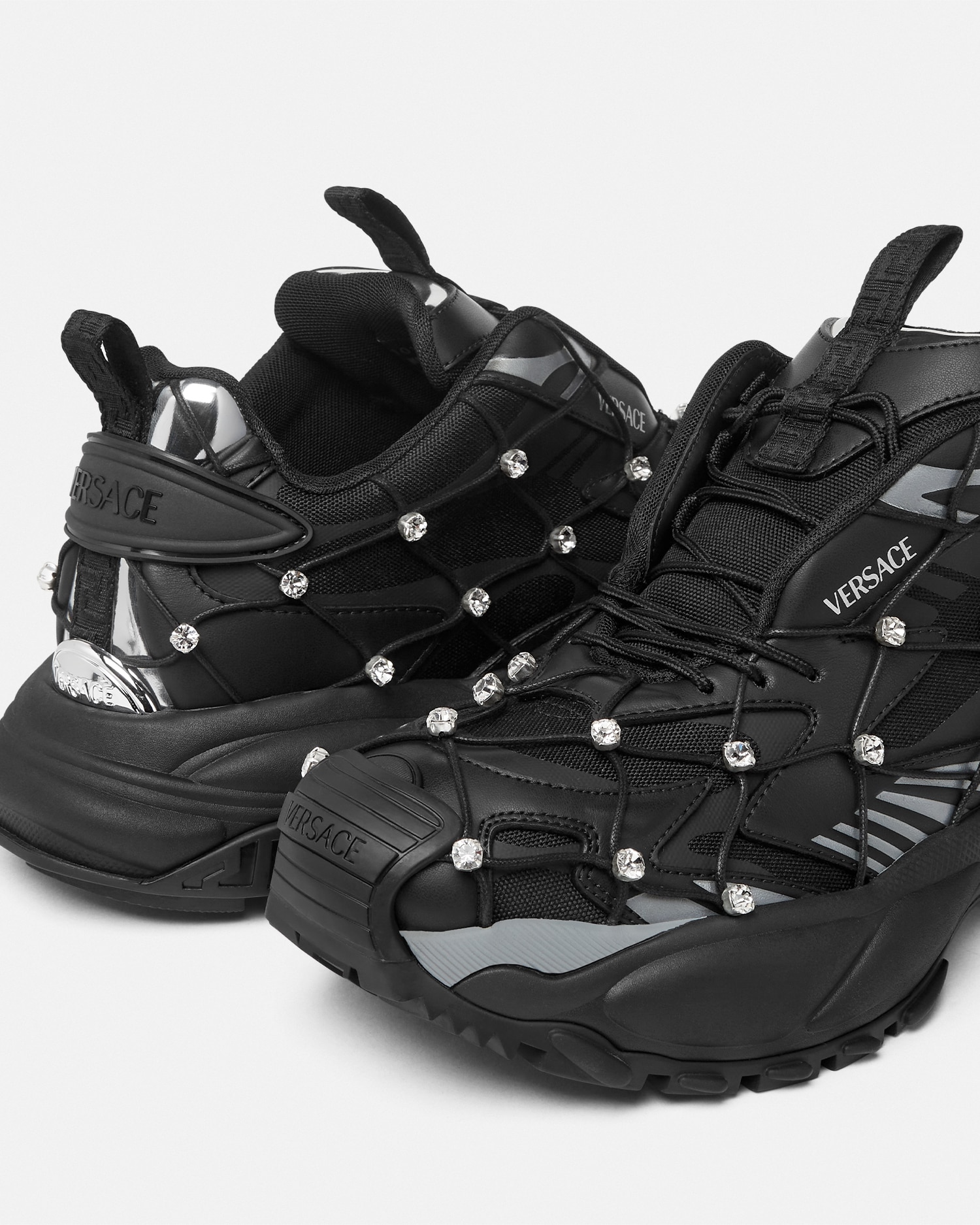 Versace Mercury M_VS_02 Embellished Sneakers