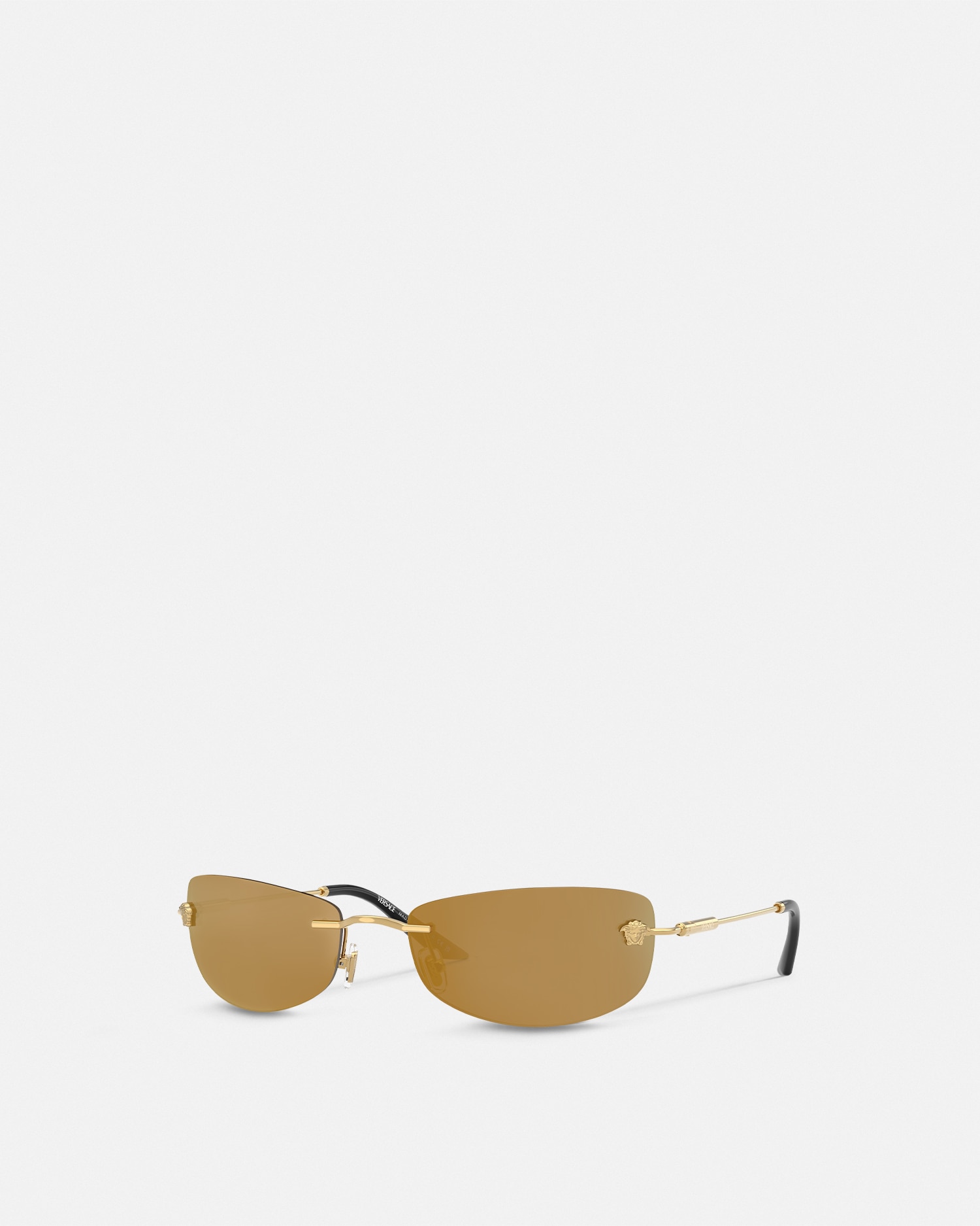 Versace Runway Sunglasses In Gold