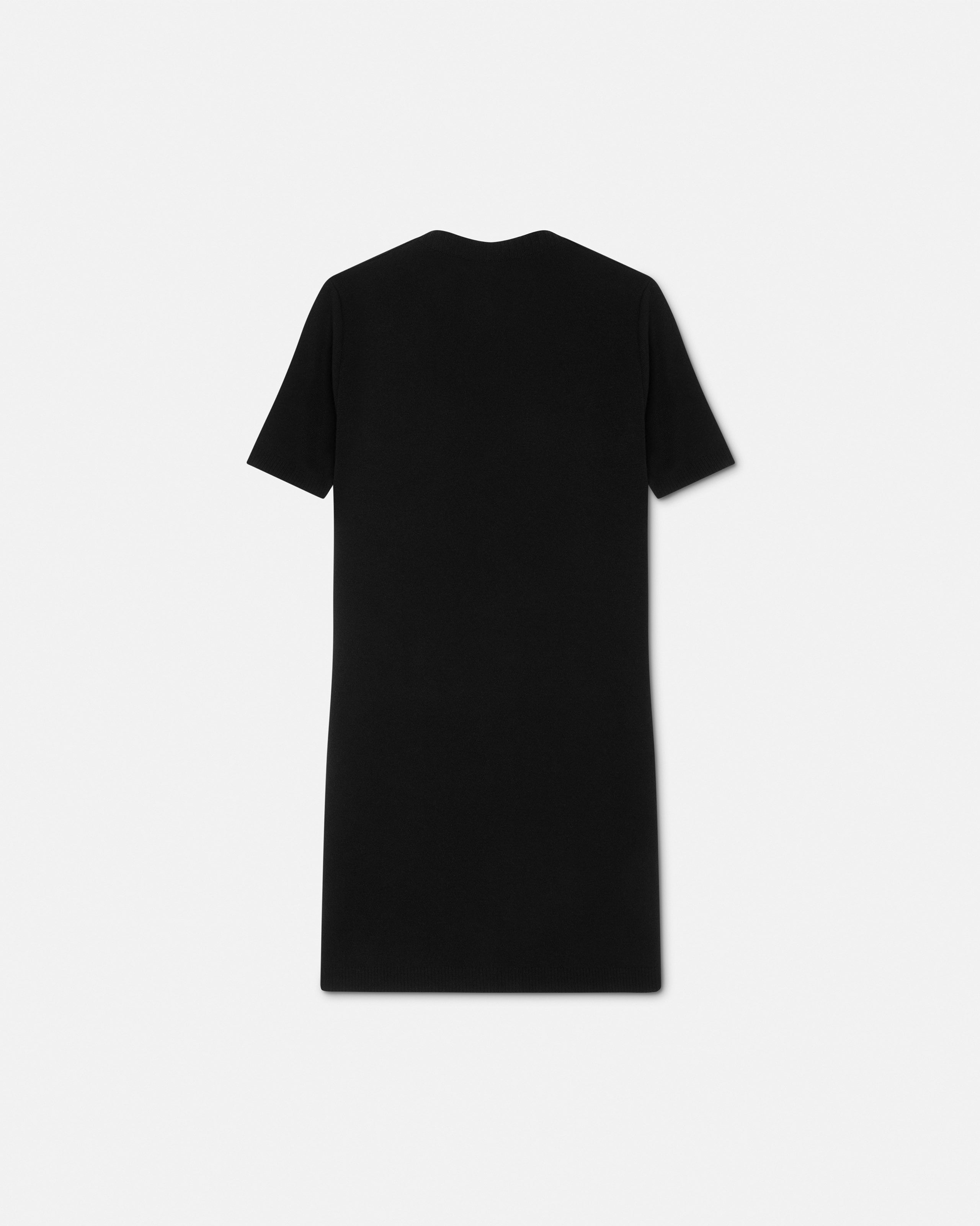 Wool-Cashmere Knit Shirt Dress