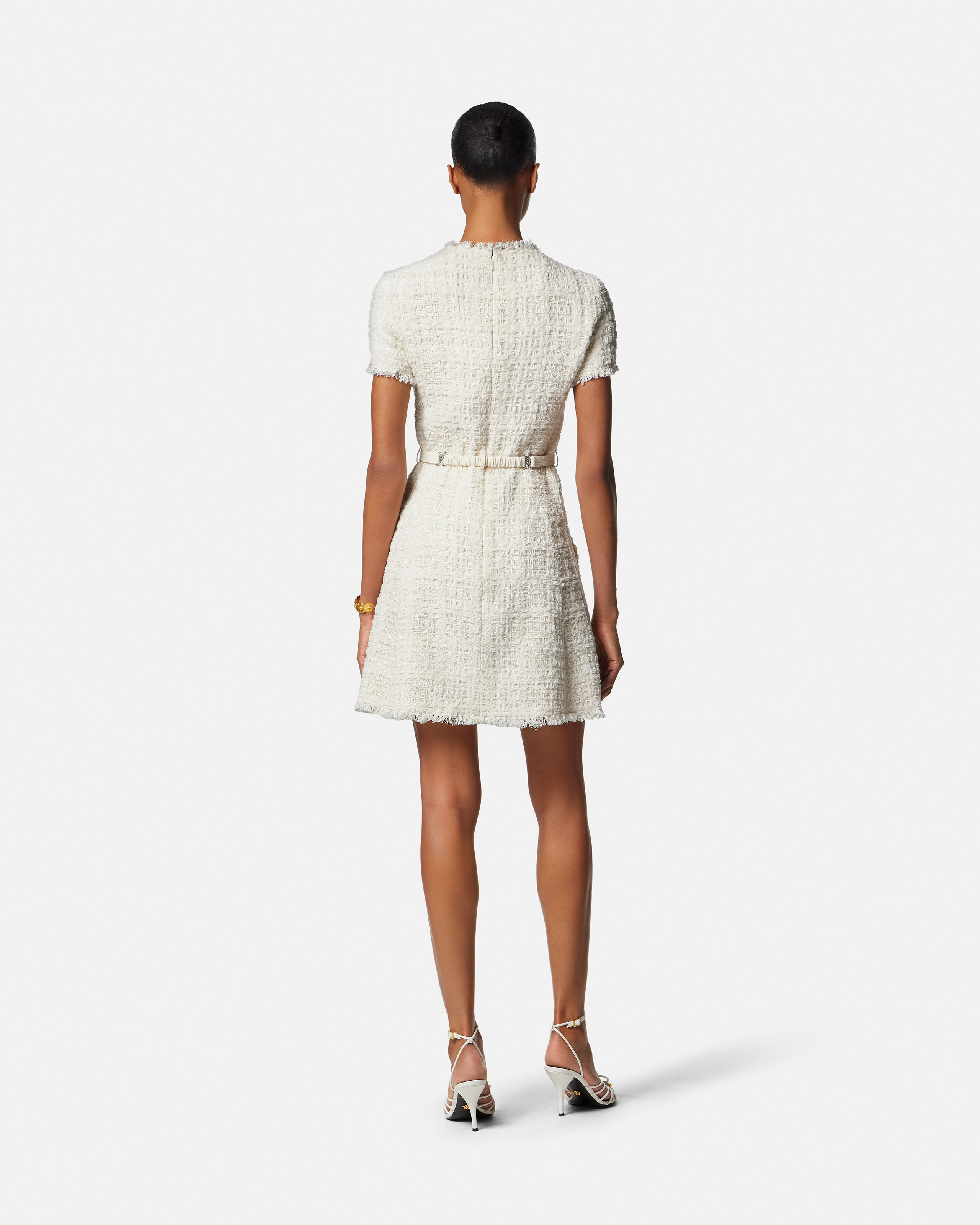 Tweed Cotton Mini Dress