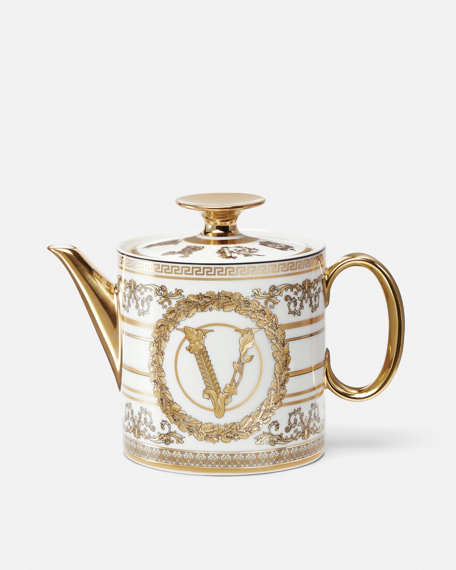 Versace Porcellane E Cristalli Virtus Gala Tea Pot In Multi
