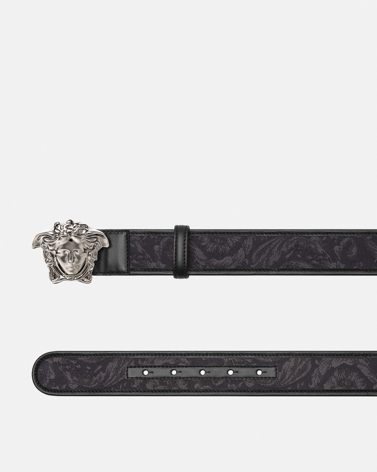 La Medusa Jacquard Canvas Belt 4 cm