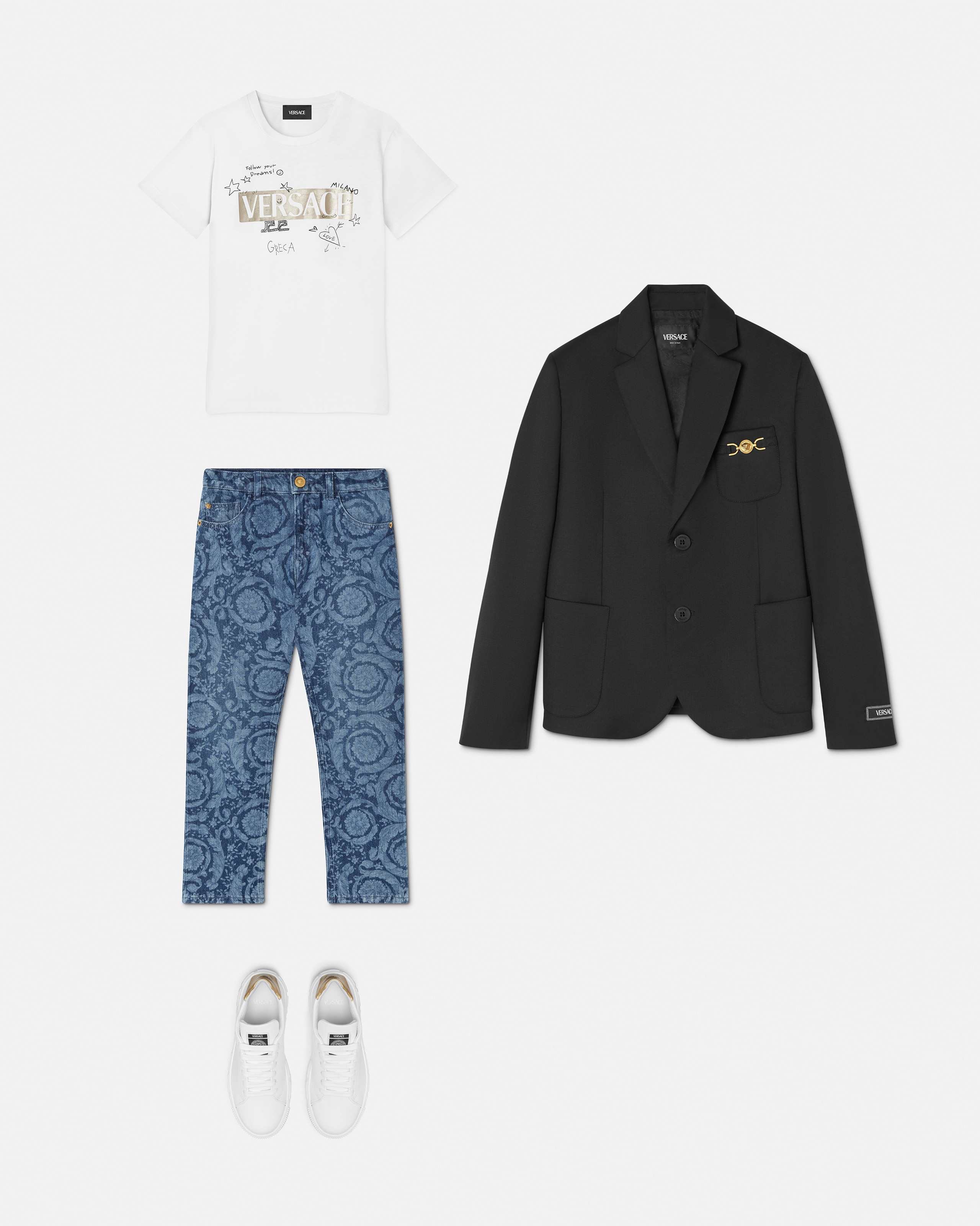 Kids Printed Cotton-Jersey T-Shirt