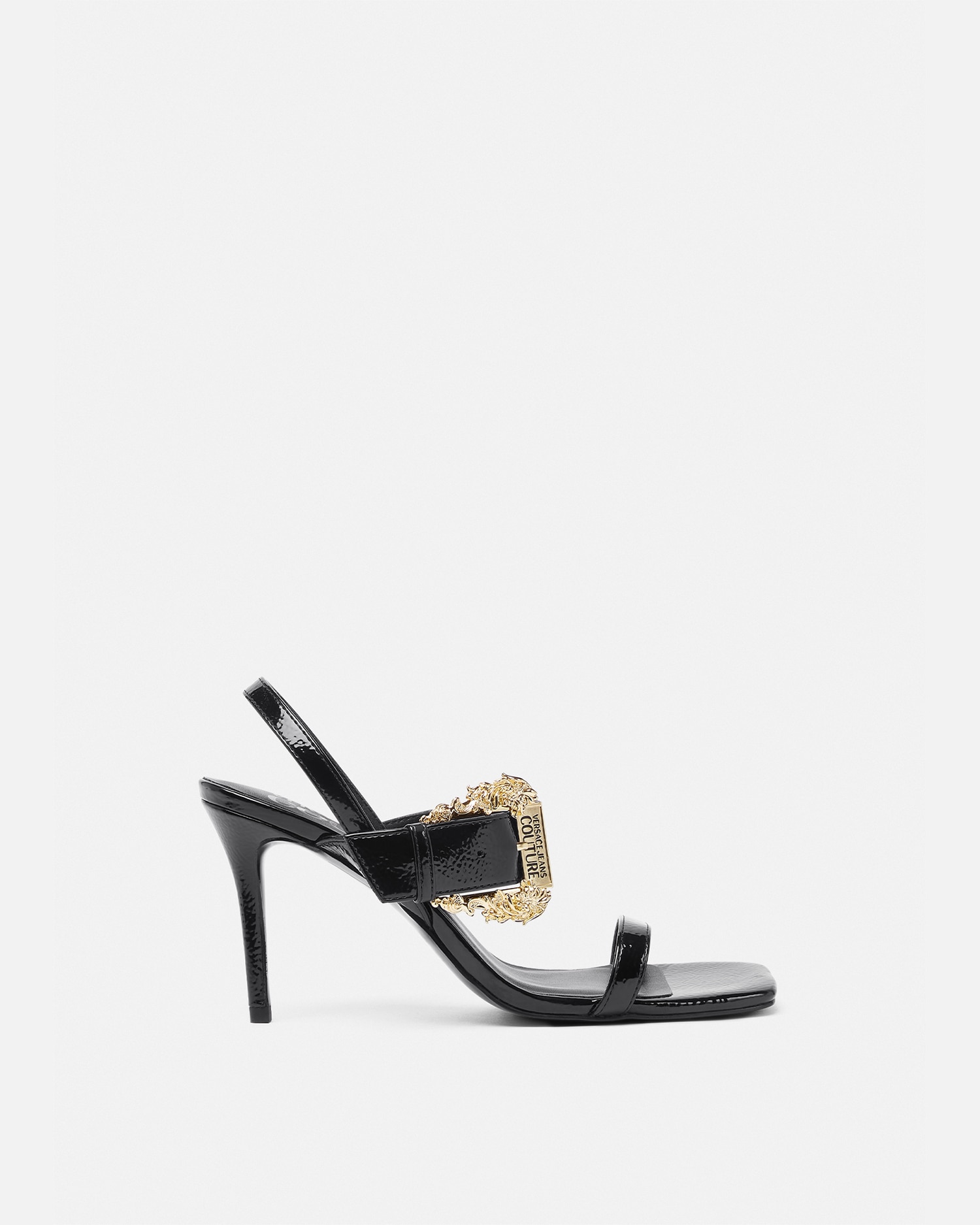 VERSACE JEANS COUTURE SANDALES À BRIDE ARRIÈRE EMILY BAROQUE