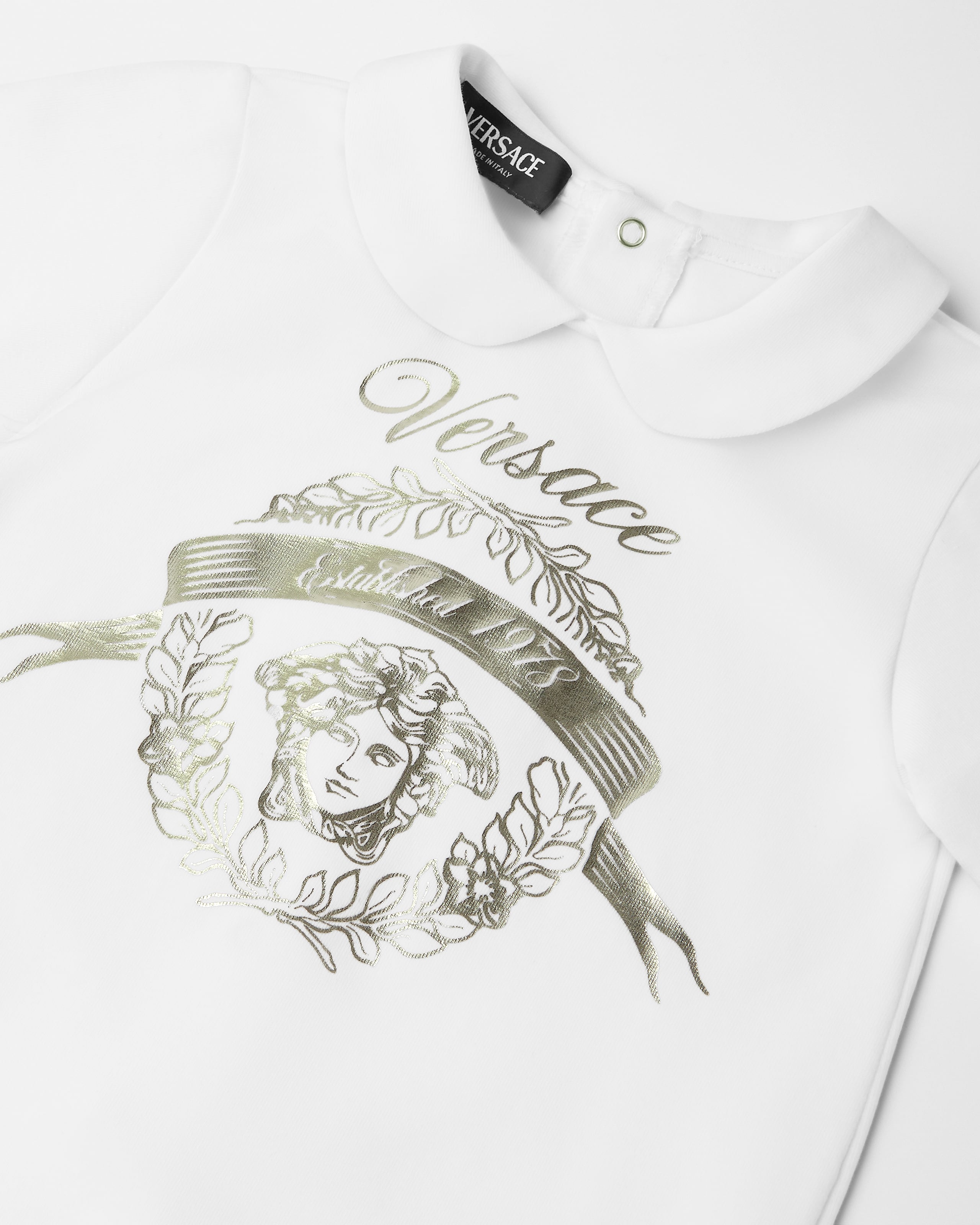 Baby Printed Cotton-Jersey Sleepsuit