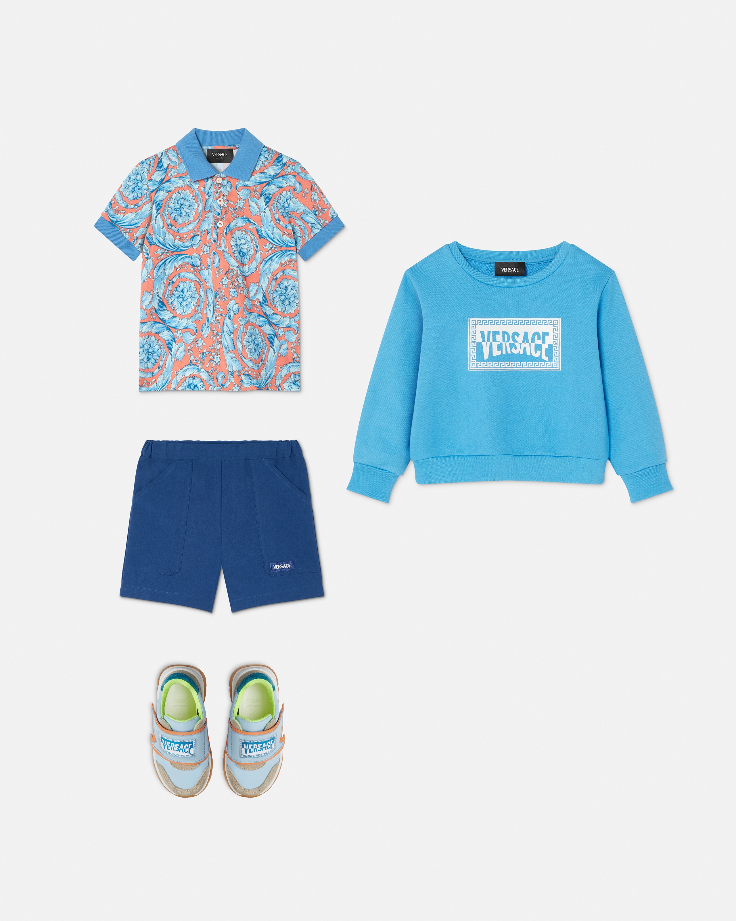 Kids Printed Cotton-Jersey Sweatshirt