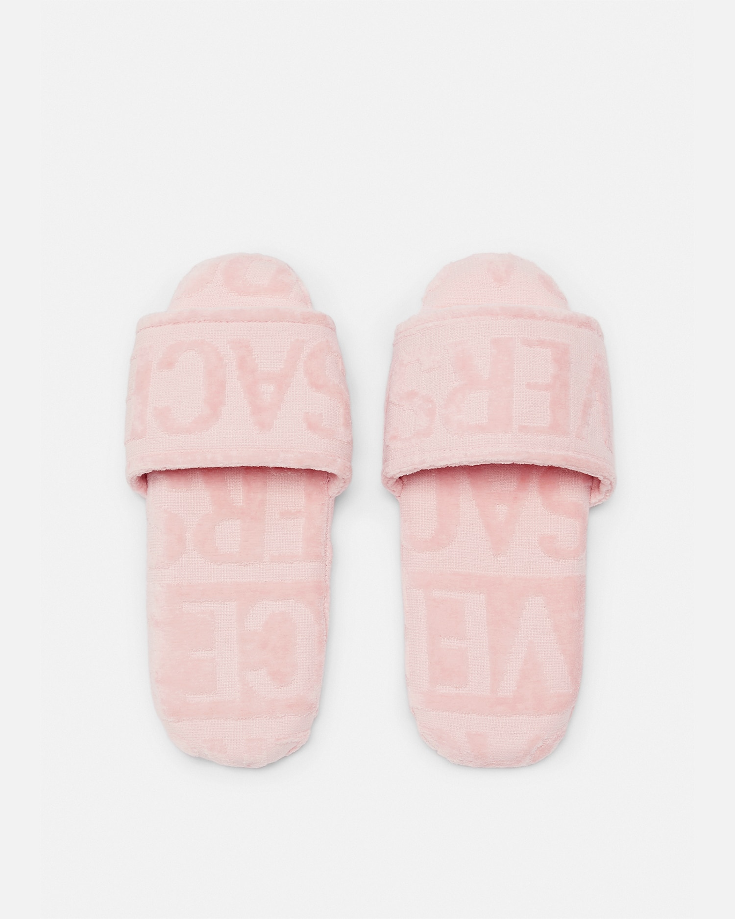 Versace Home Versace Allover Slippers In Pink