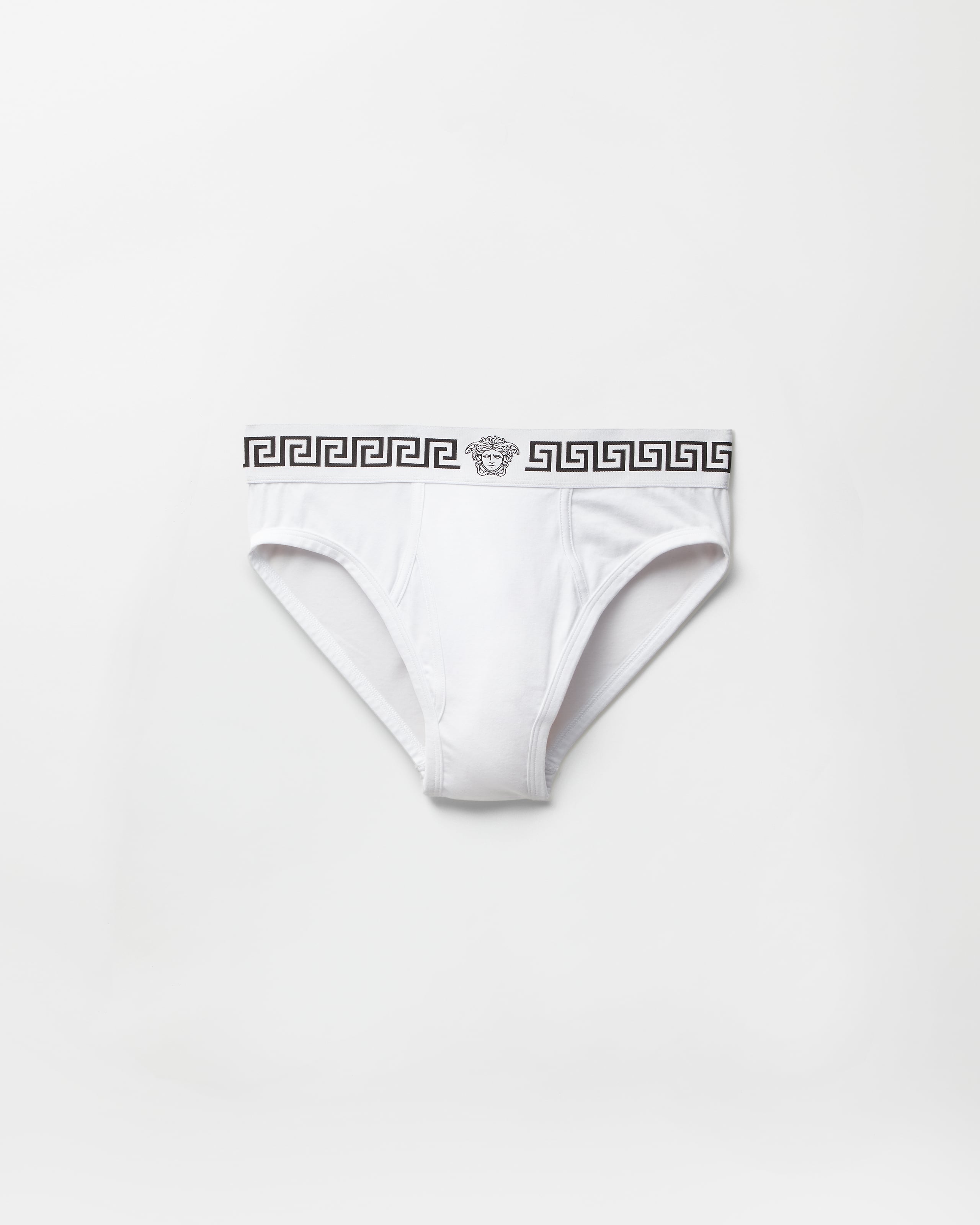 Cotton-Jersey Briefs White | VERSACE US