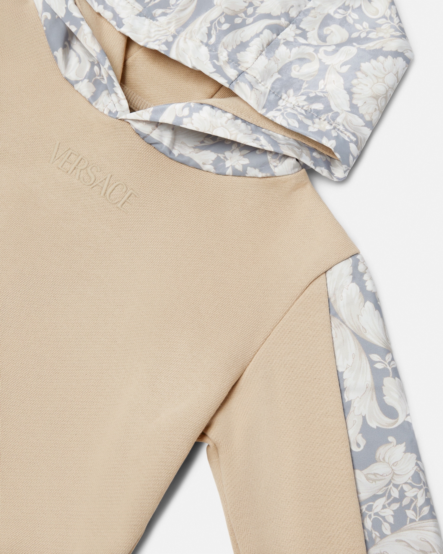Barocco Kids Paneled Hoodie