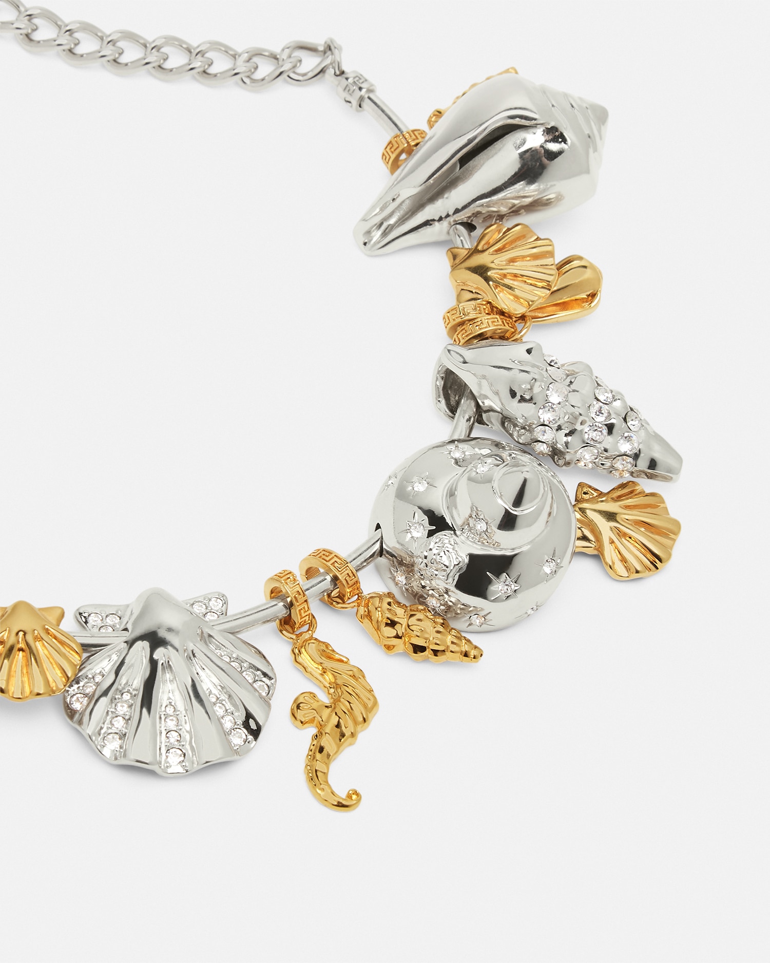 Versace Crystal Icons De La Mer Necklace