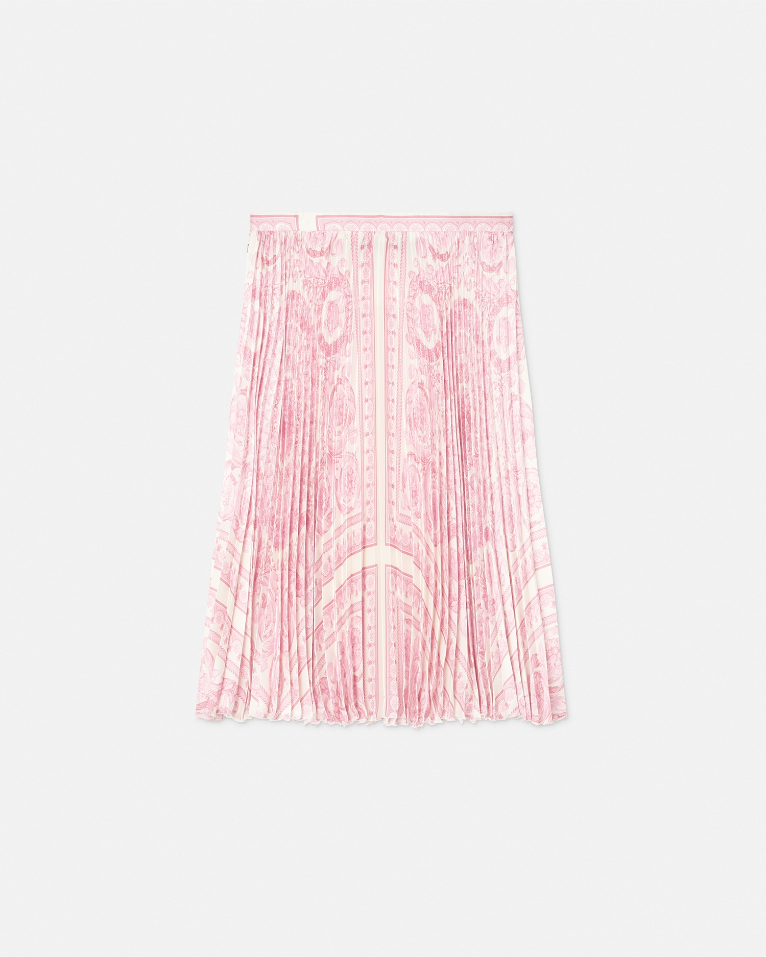 Barocco Foulard Pleated Kids Midi Skirt