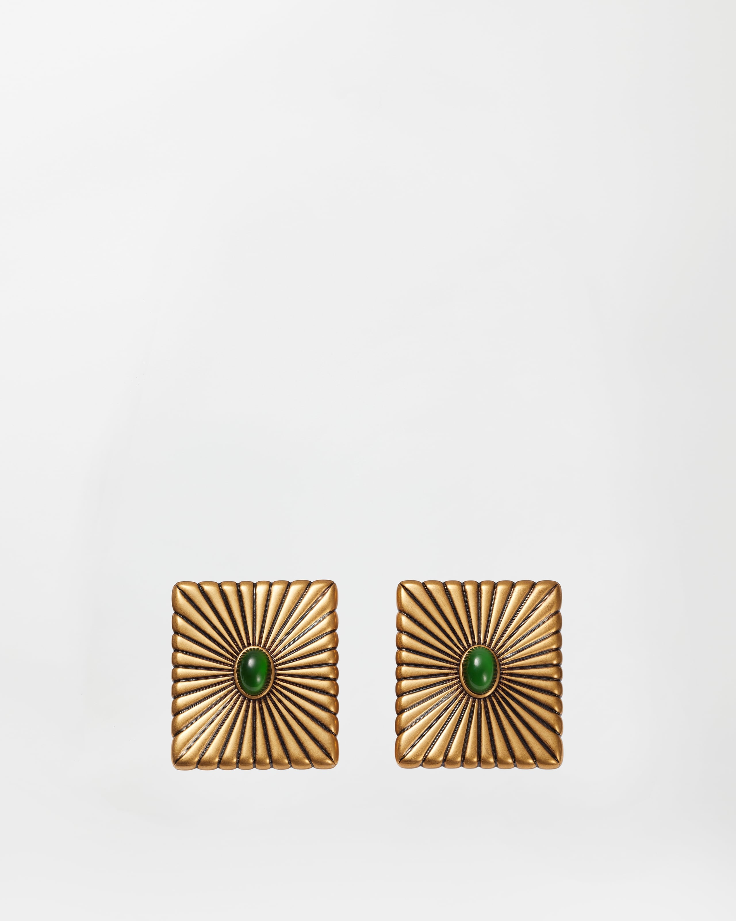 Versace Circe Earrings In Gold