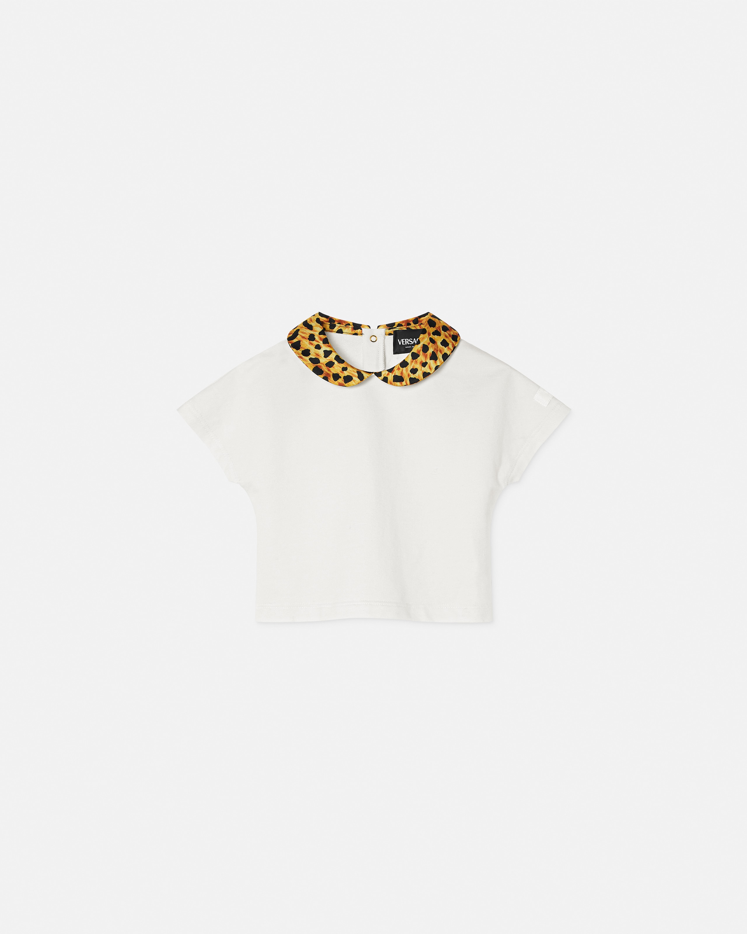 Versace Kids Printed Cotton-jersey T-shirt In White