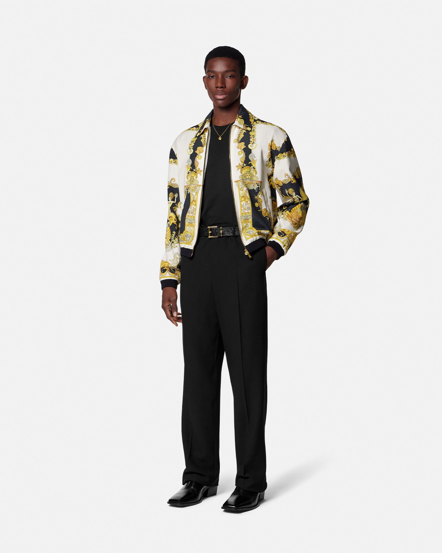 Wool-Blend Formal Pants