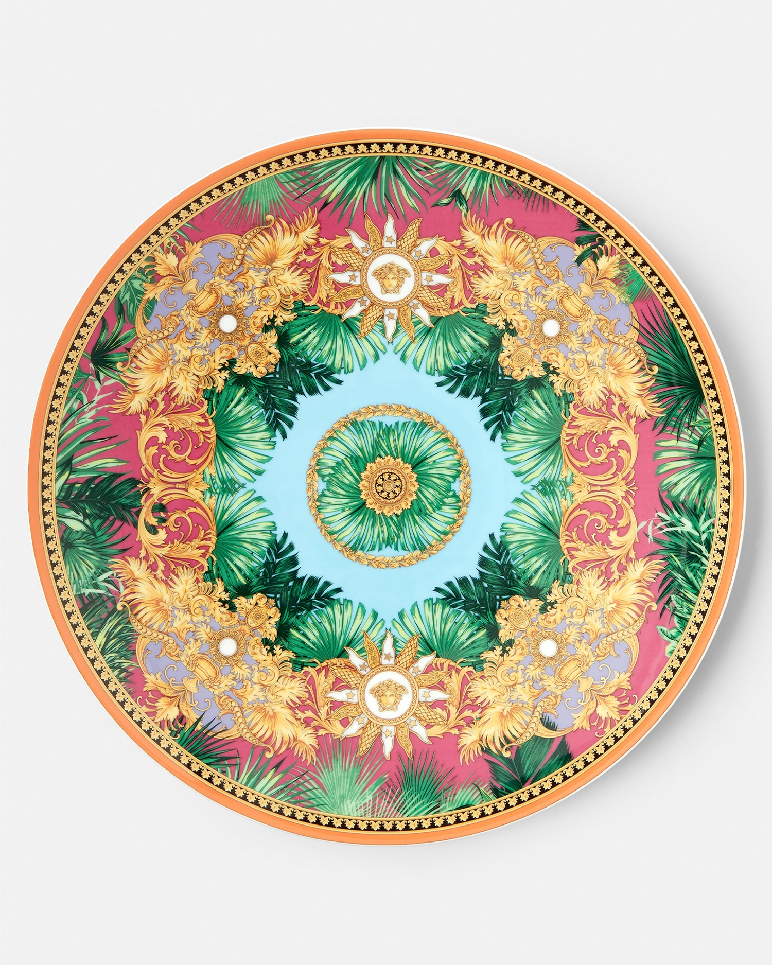 Versace Jungle Animalier Charger Plate 33 Cm In Print