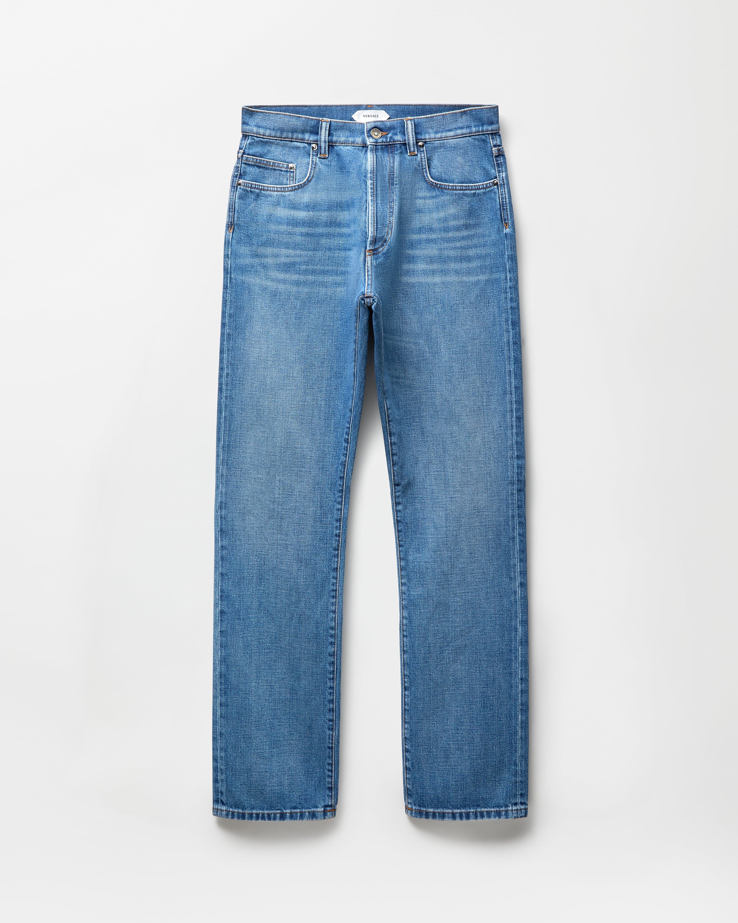 Versace Jean Droit In Blue