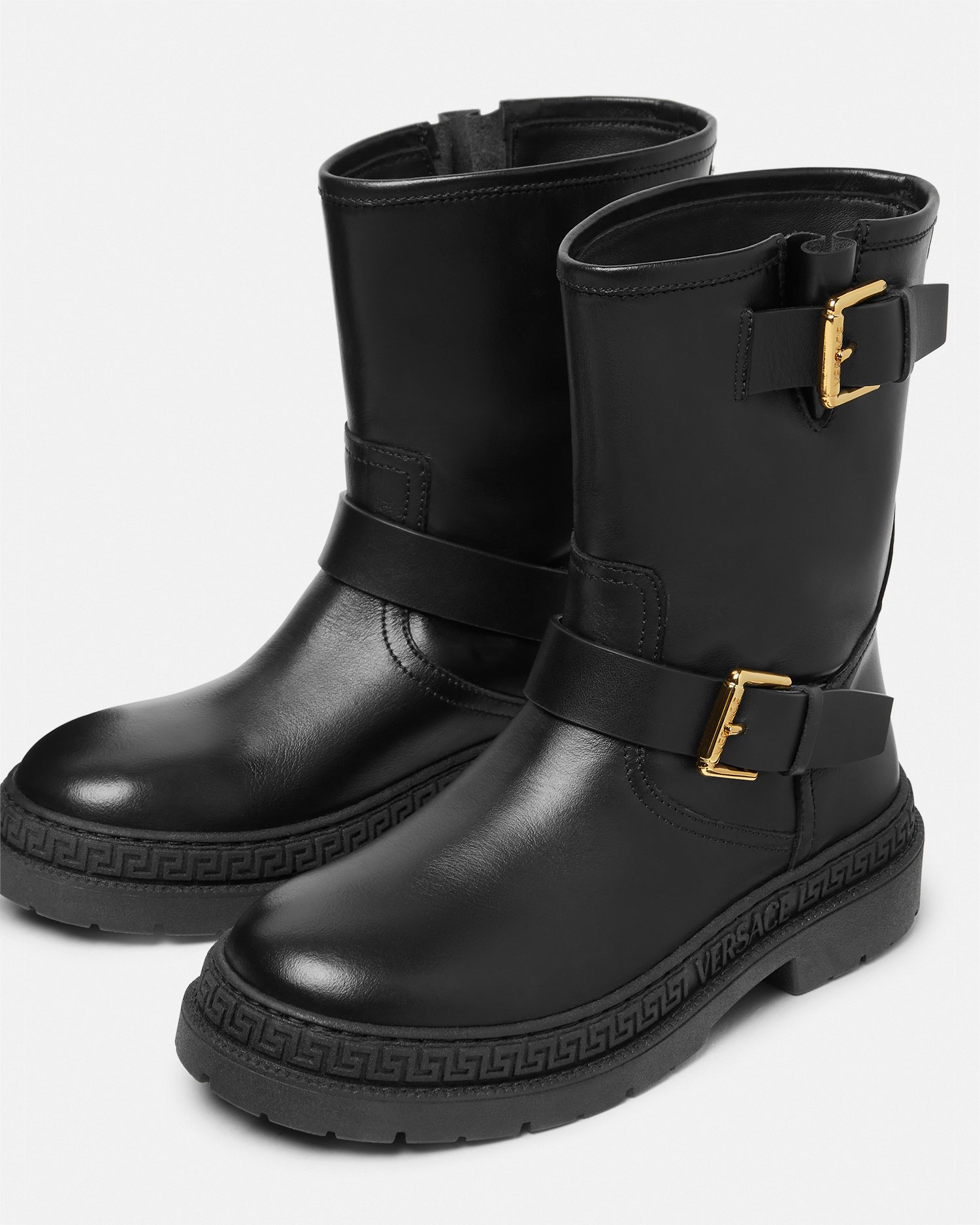 Versace biker boots best sale