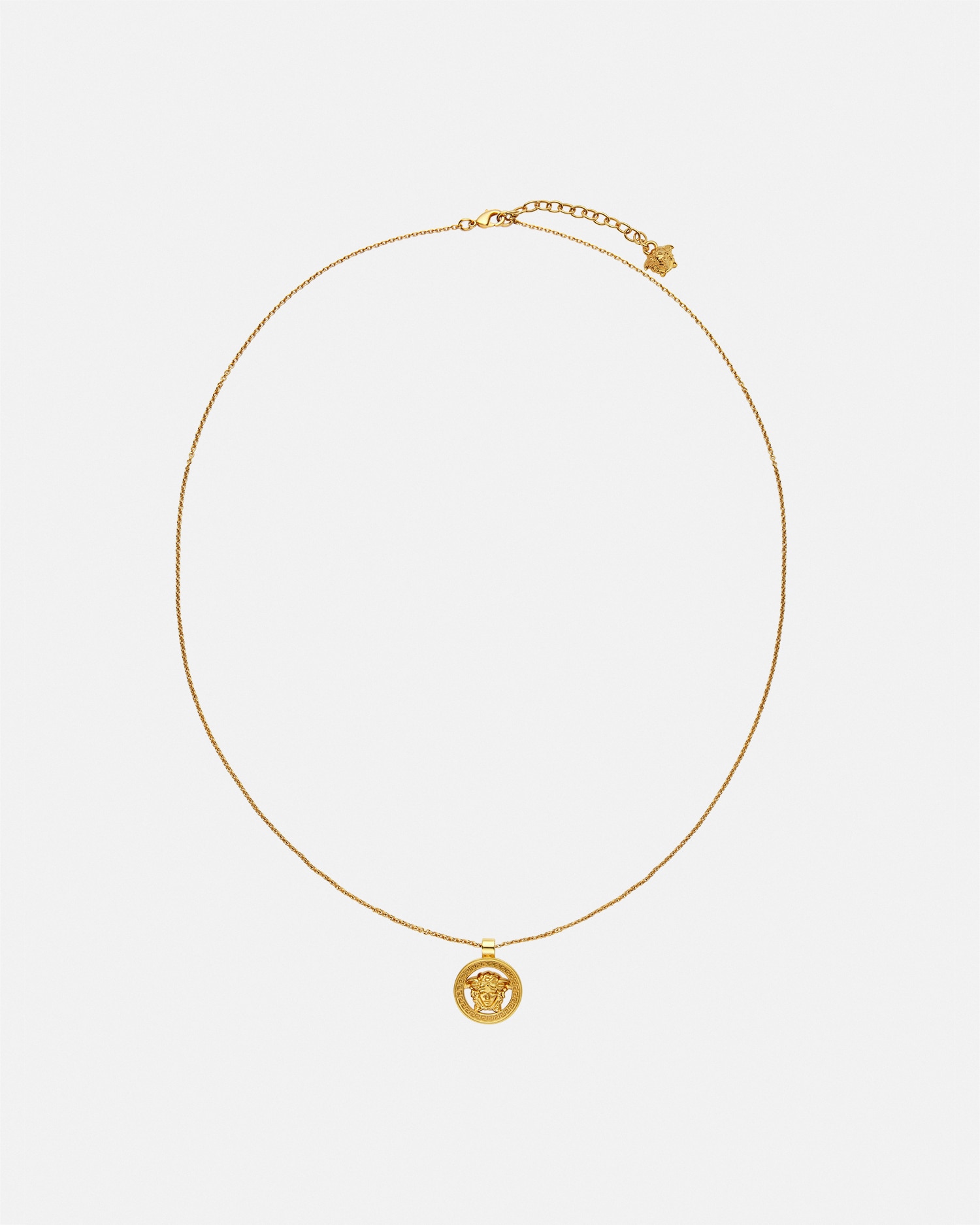 Versace Medusa '95 Pendant Necklace In Light Gold