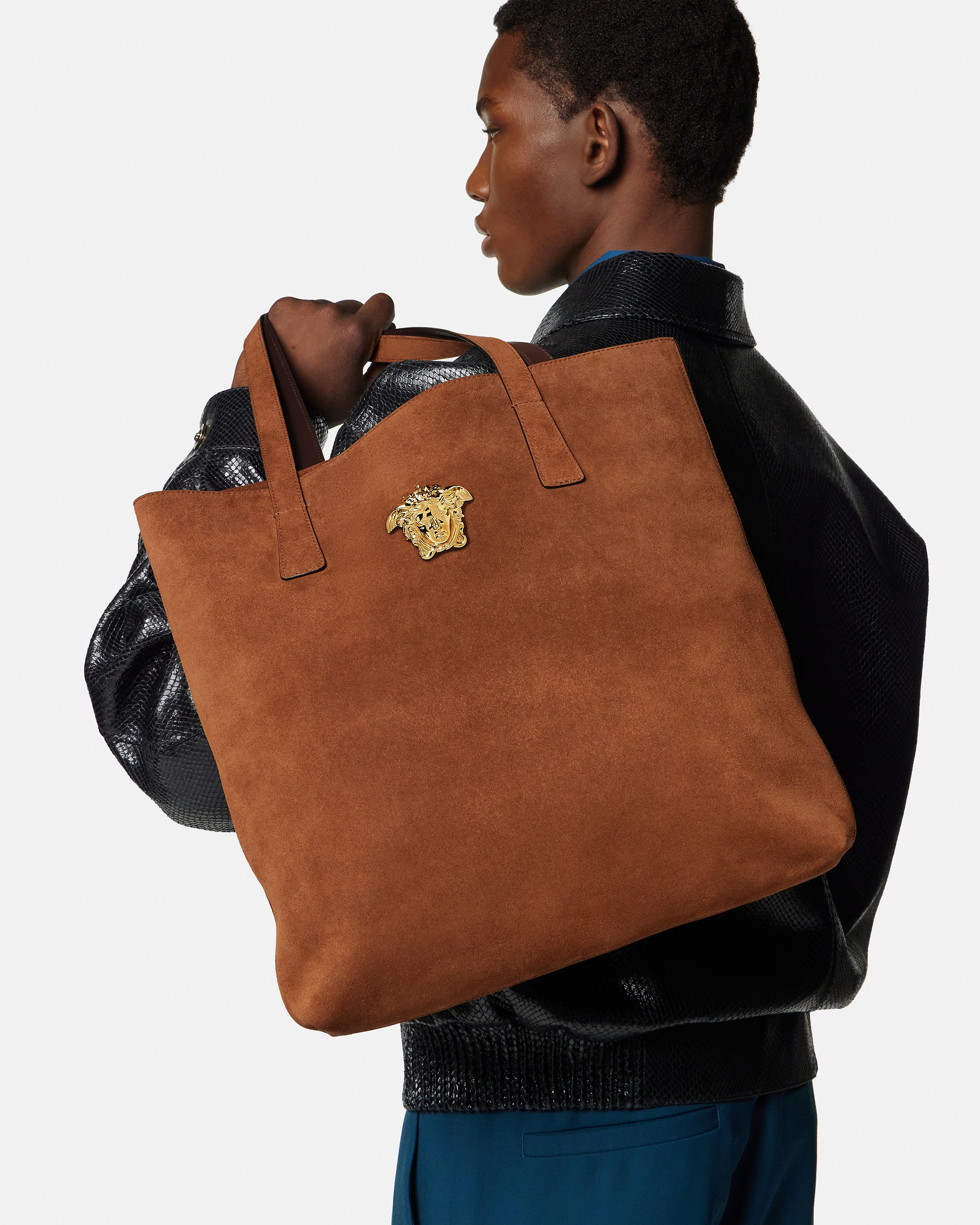 Men's Designer Travel, Duffel &Tote Bags | VERSACE
