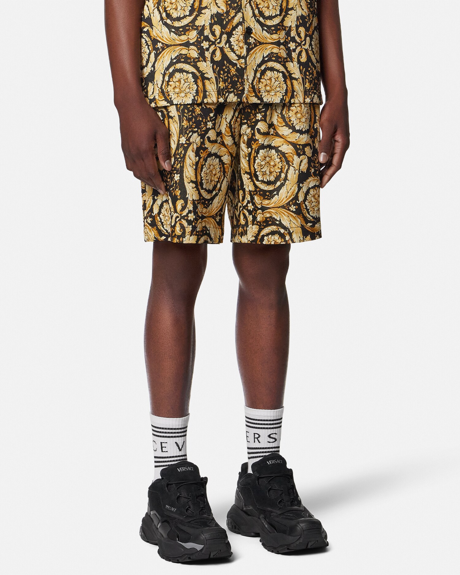 Barocco Jacquard Sweat Shorts