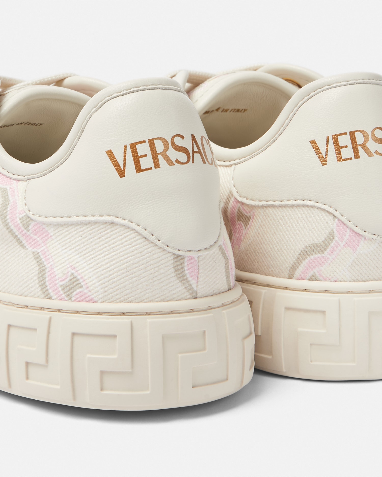 Chain Stripes Greca Sneakers