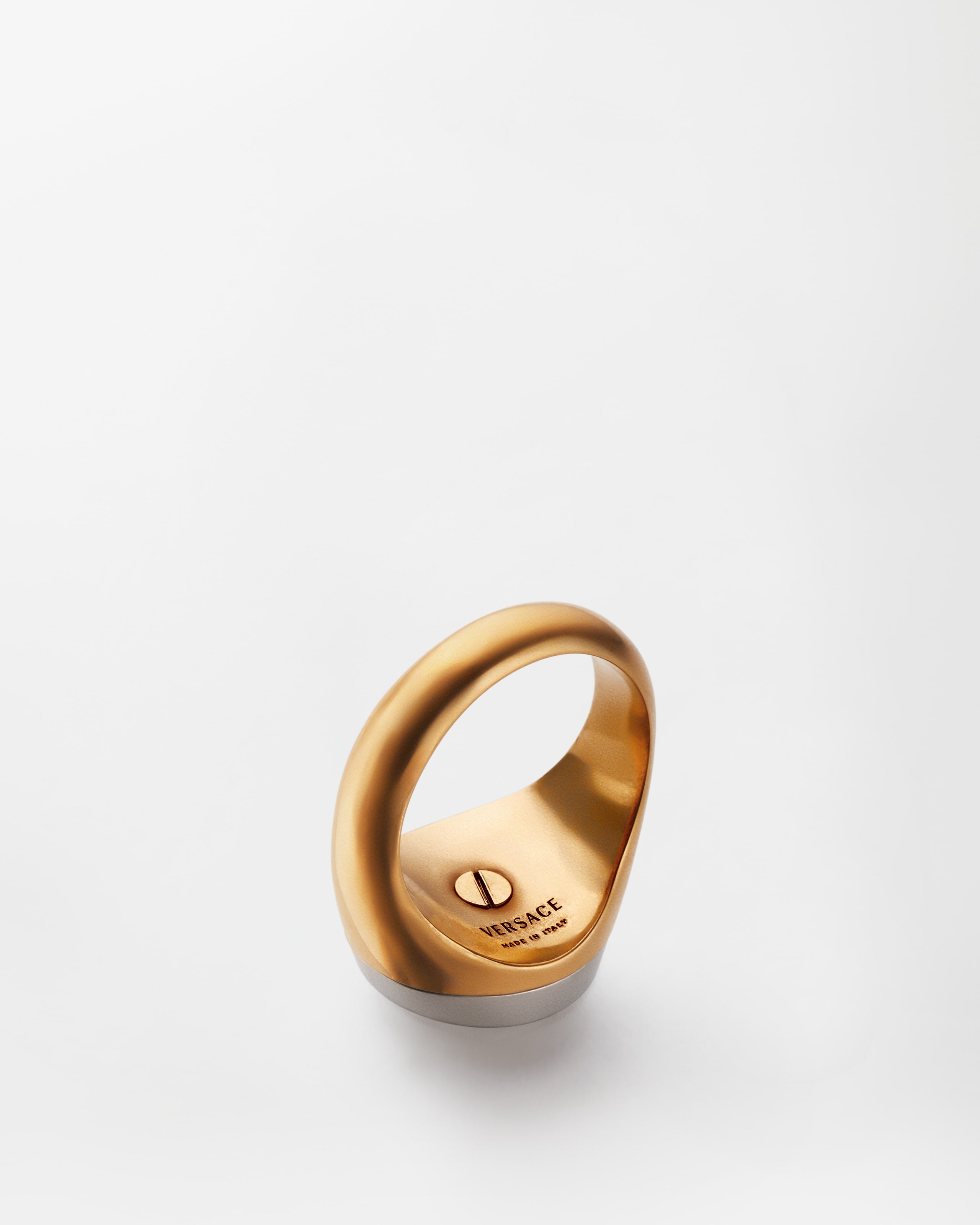 Orbit Ring Silver,Gold | VERSACE US