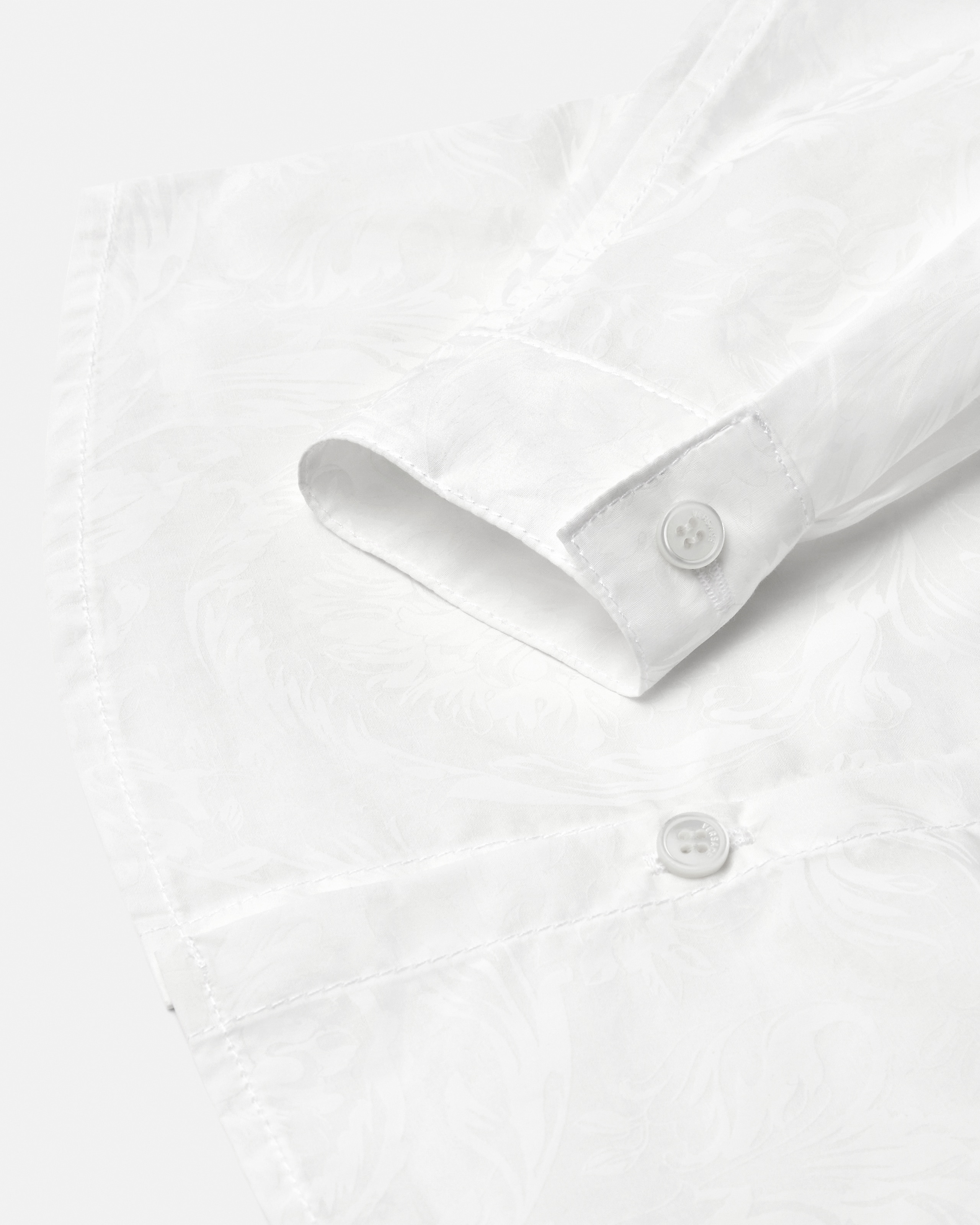 Kids Jacquard Cotton-Poplin Shirt