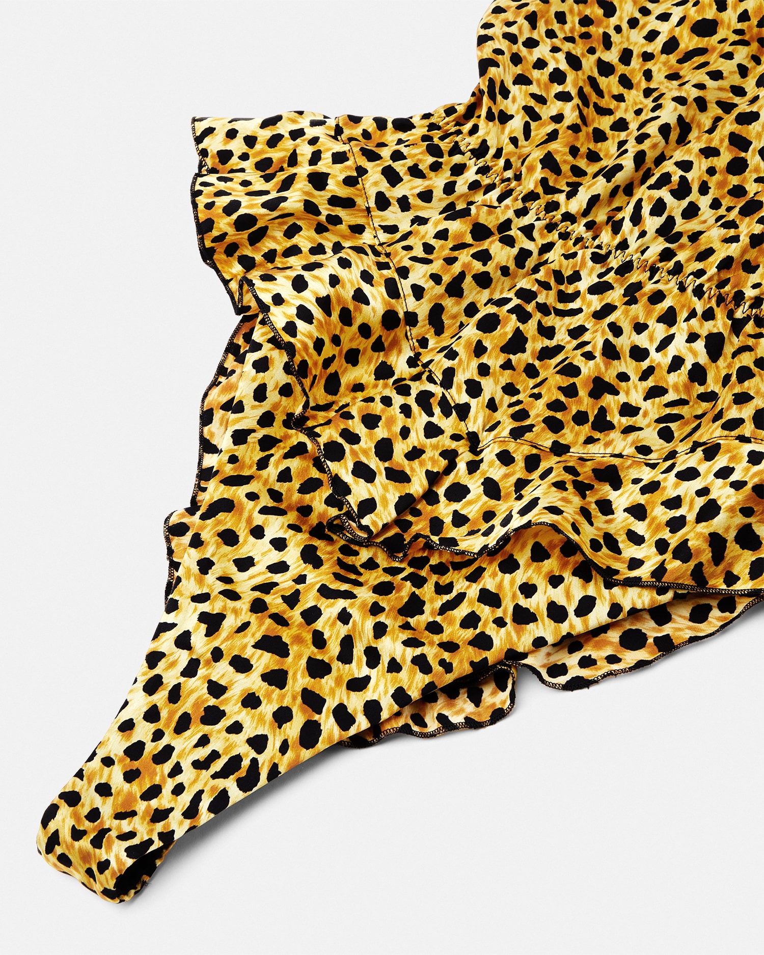 Cheetah Allover Silk Bodysuit