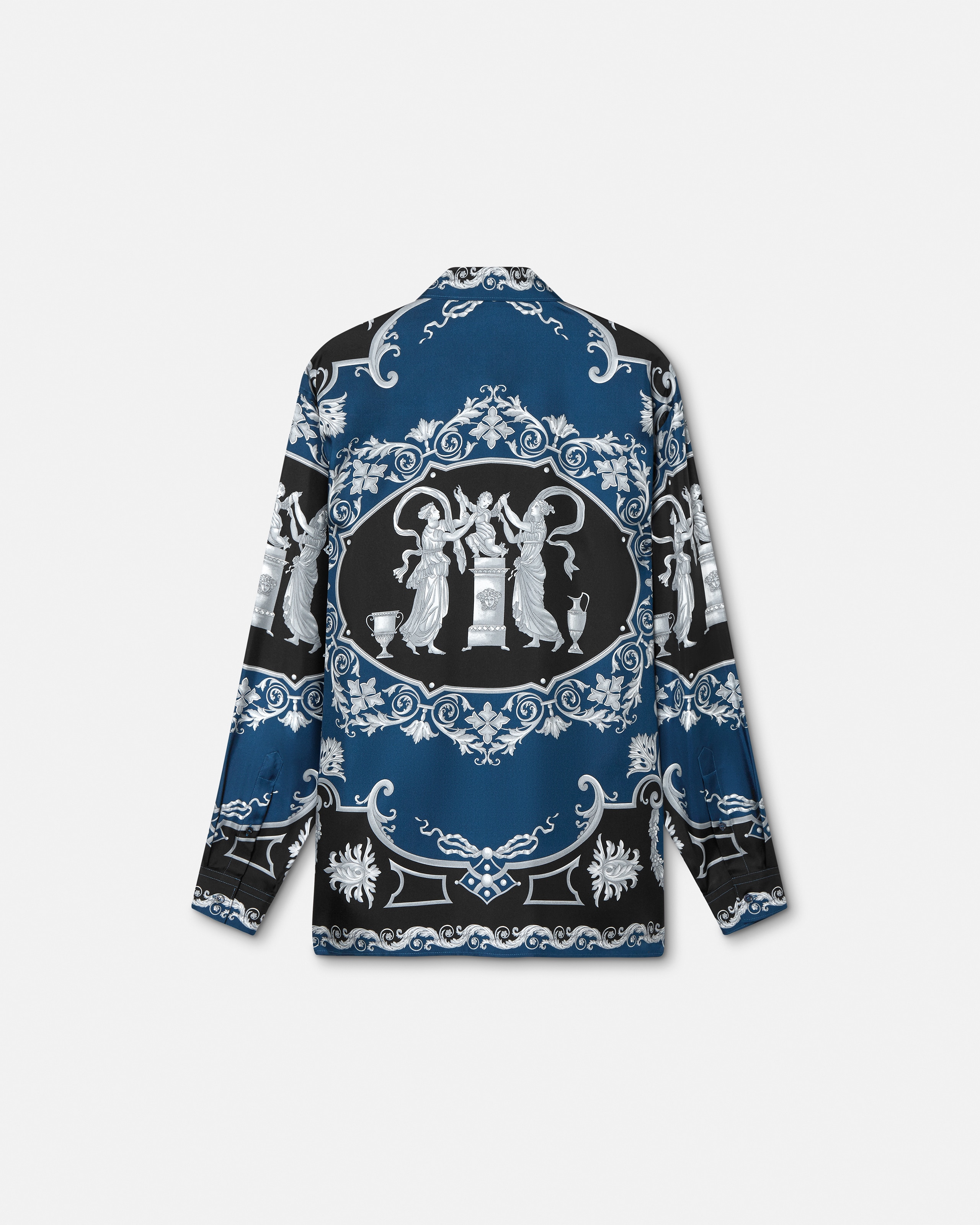 Printed Silk Twill Regular Shirt