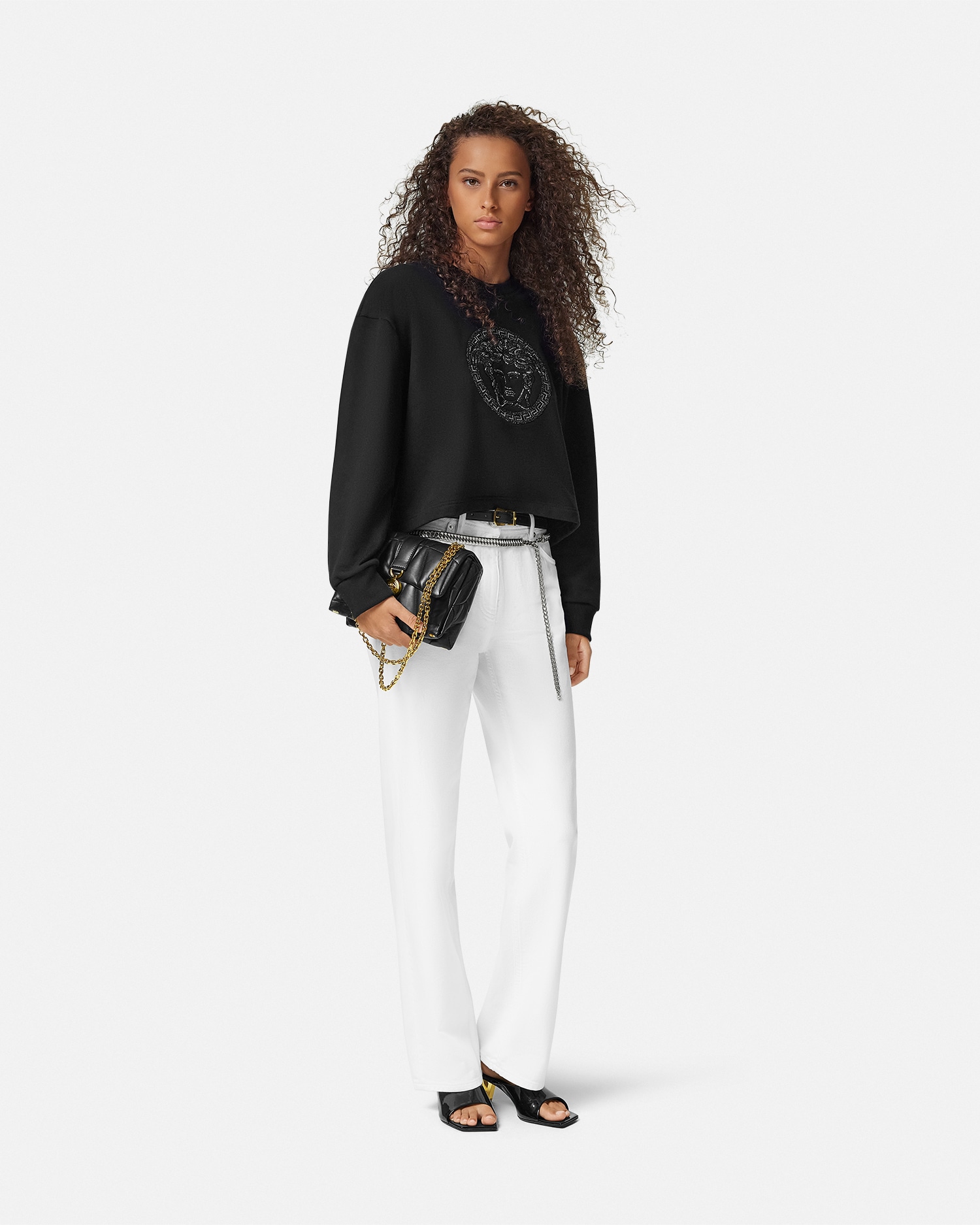 Versace Lilac Medusa head Sweatpants