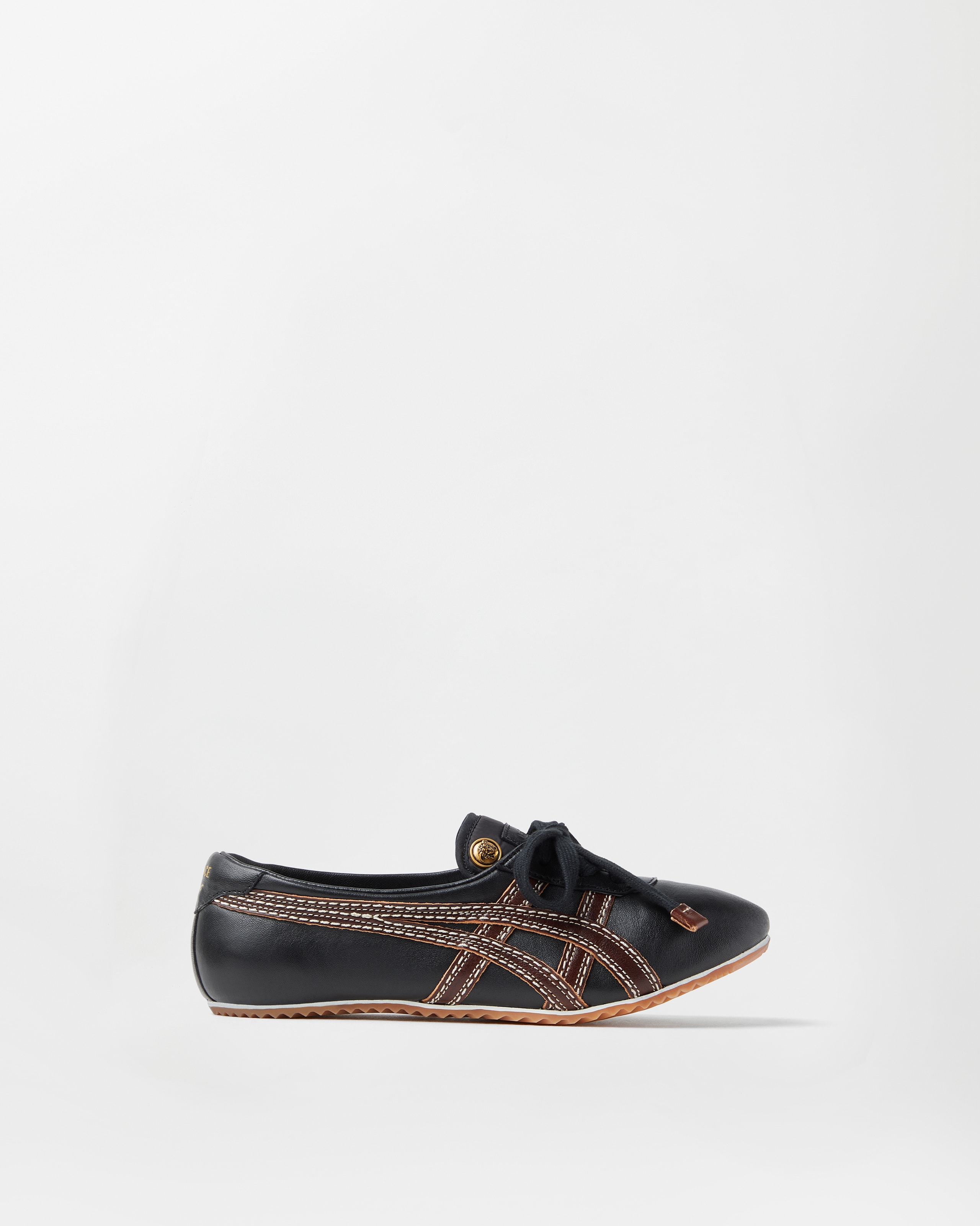 Versace Tai-chi Sakura Baskets En Cuir Nappa In Multi