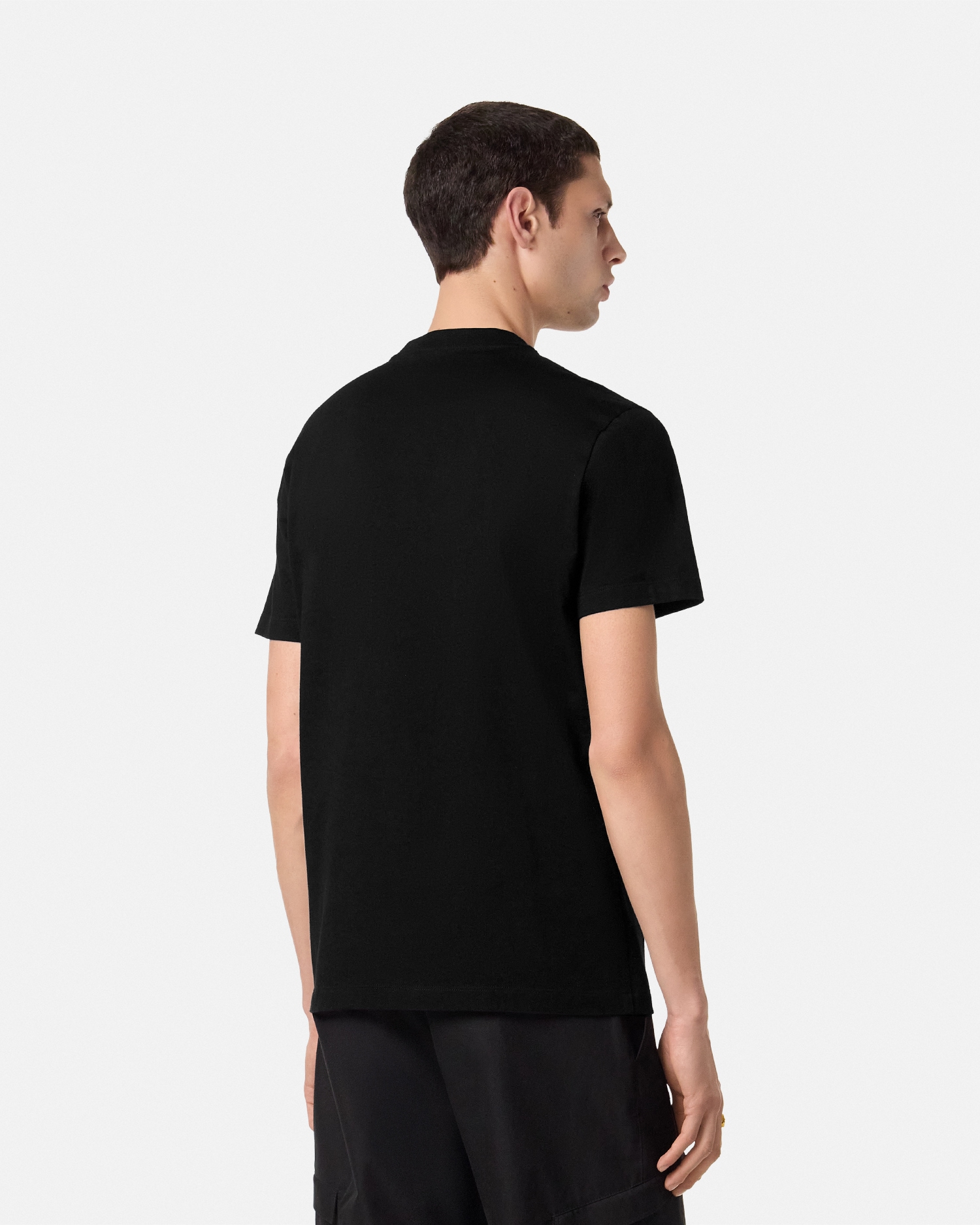 Embroidered Versace Leopard T-Shirt