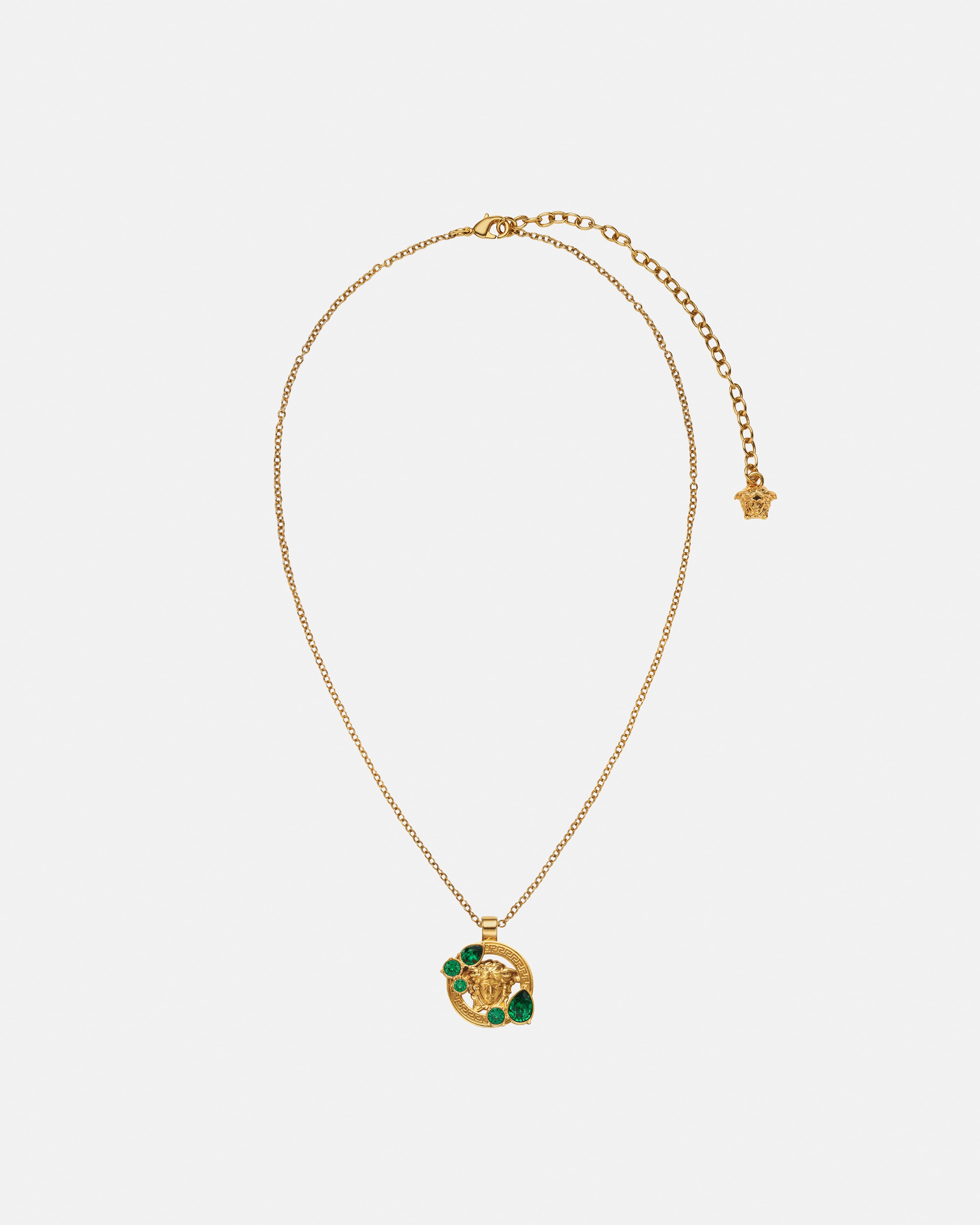 Versace Medusa '95 Crystal Necklace In Gold