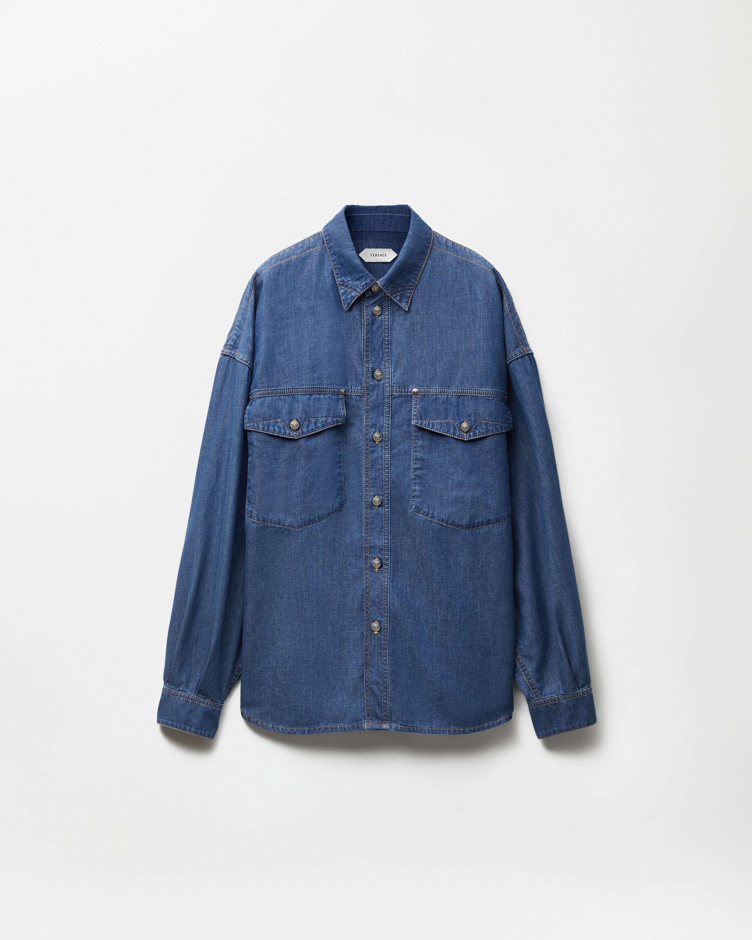 Versace Denim Shirts for Men | US Online Store