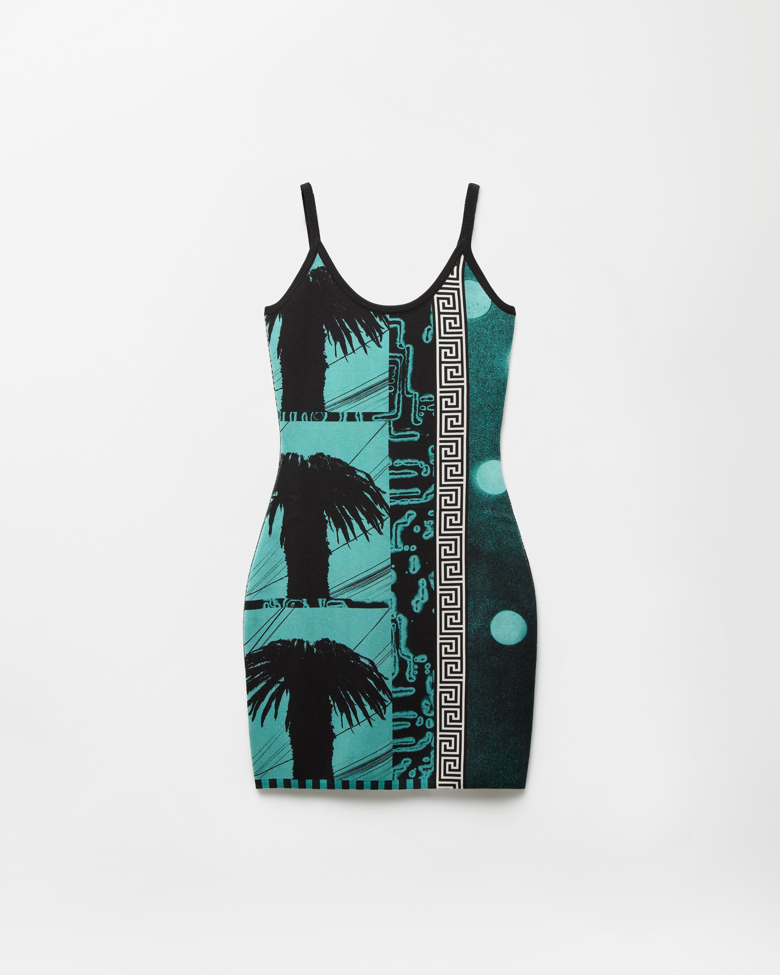 versace print bodycon dress S/S 1997 Gianni Versace Runway Red Sheer Heart Print Bodycon Dress Slip Set