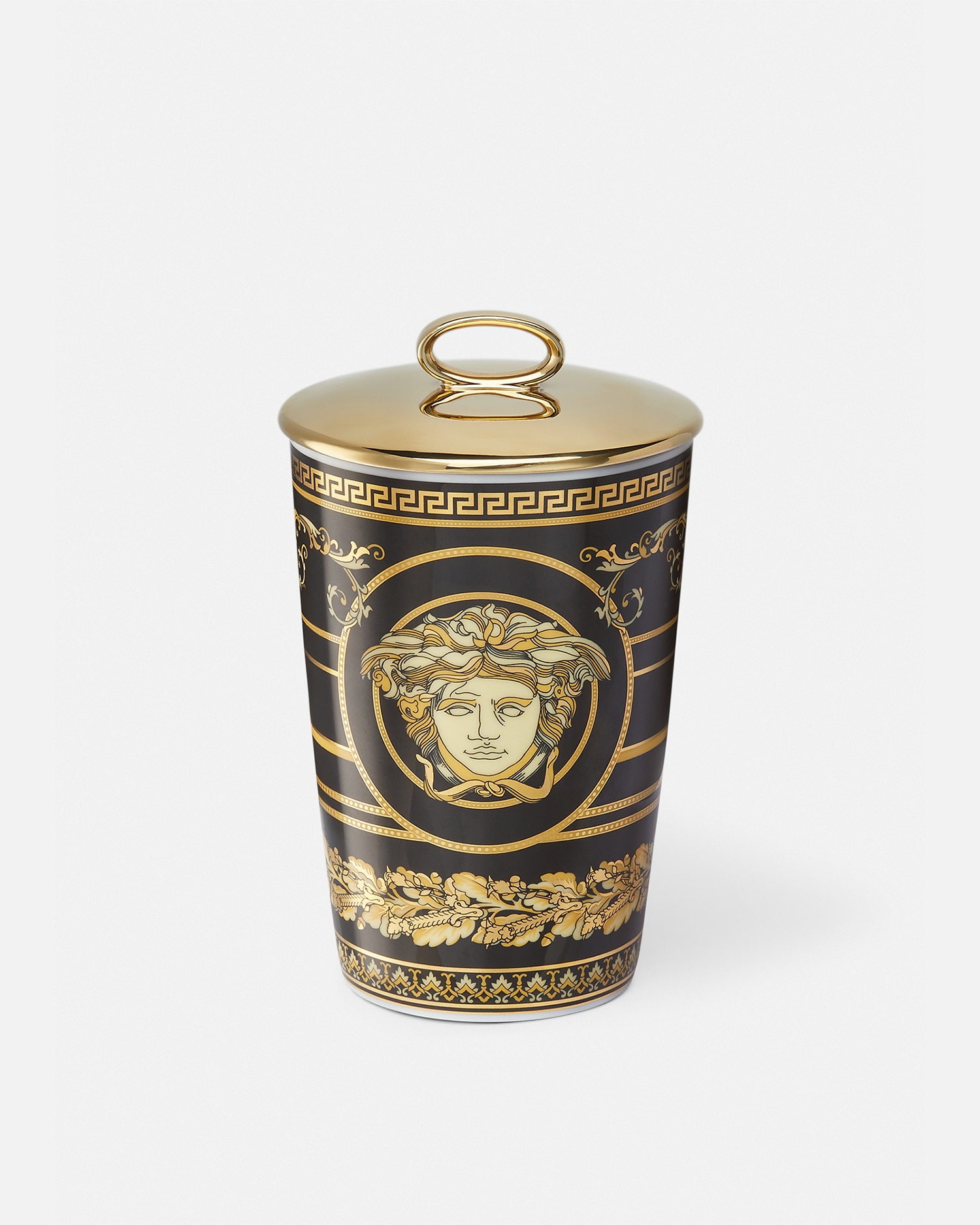 Versace Virtus Gala Scented Candle In Black