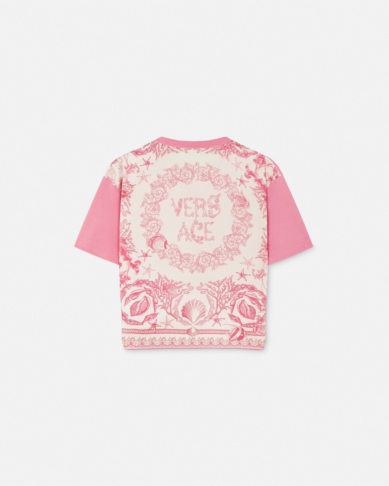 Underwater Barocco Safety Pin Crop T-Shirt